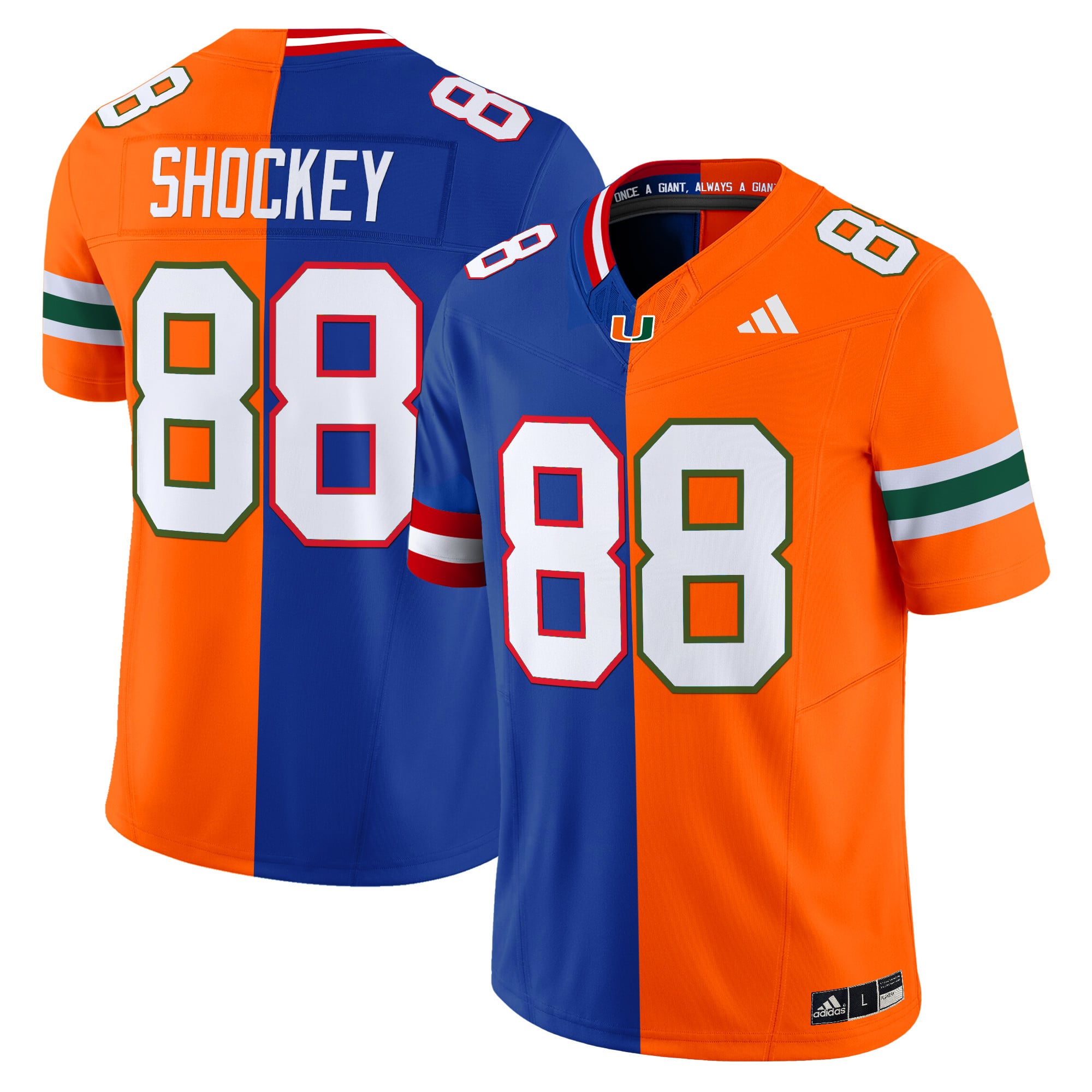Miami Hurricanes Split Vapor Limited Jersey V2 - All Stitched