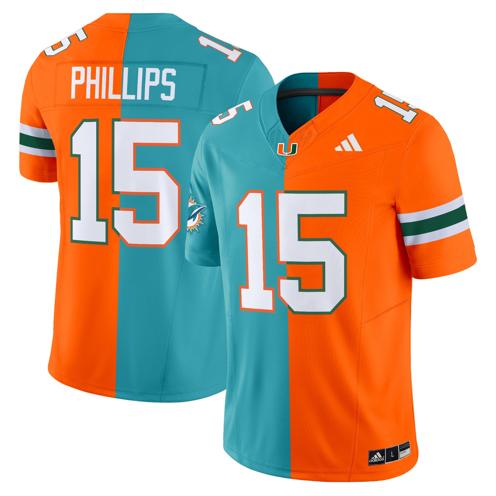 Miami Hurricanes Split Vapor Limited Jersey V2 - All Stitched