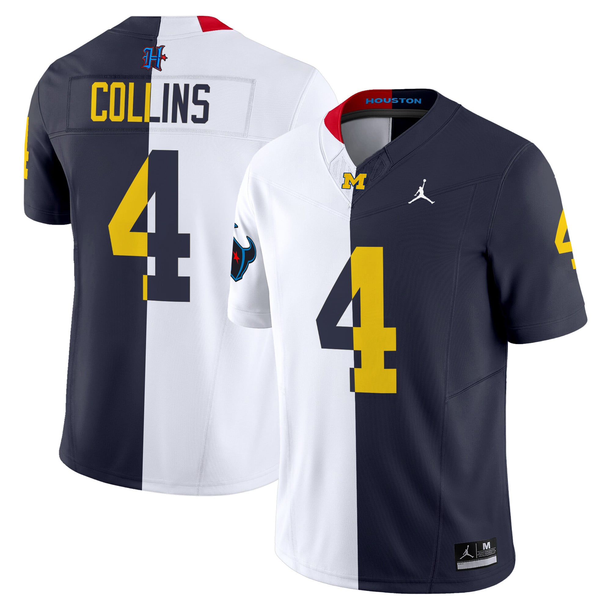 Michigan Wolverines Split Vapor Limited Jersey V2 - All Stitched