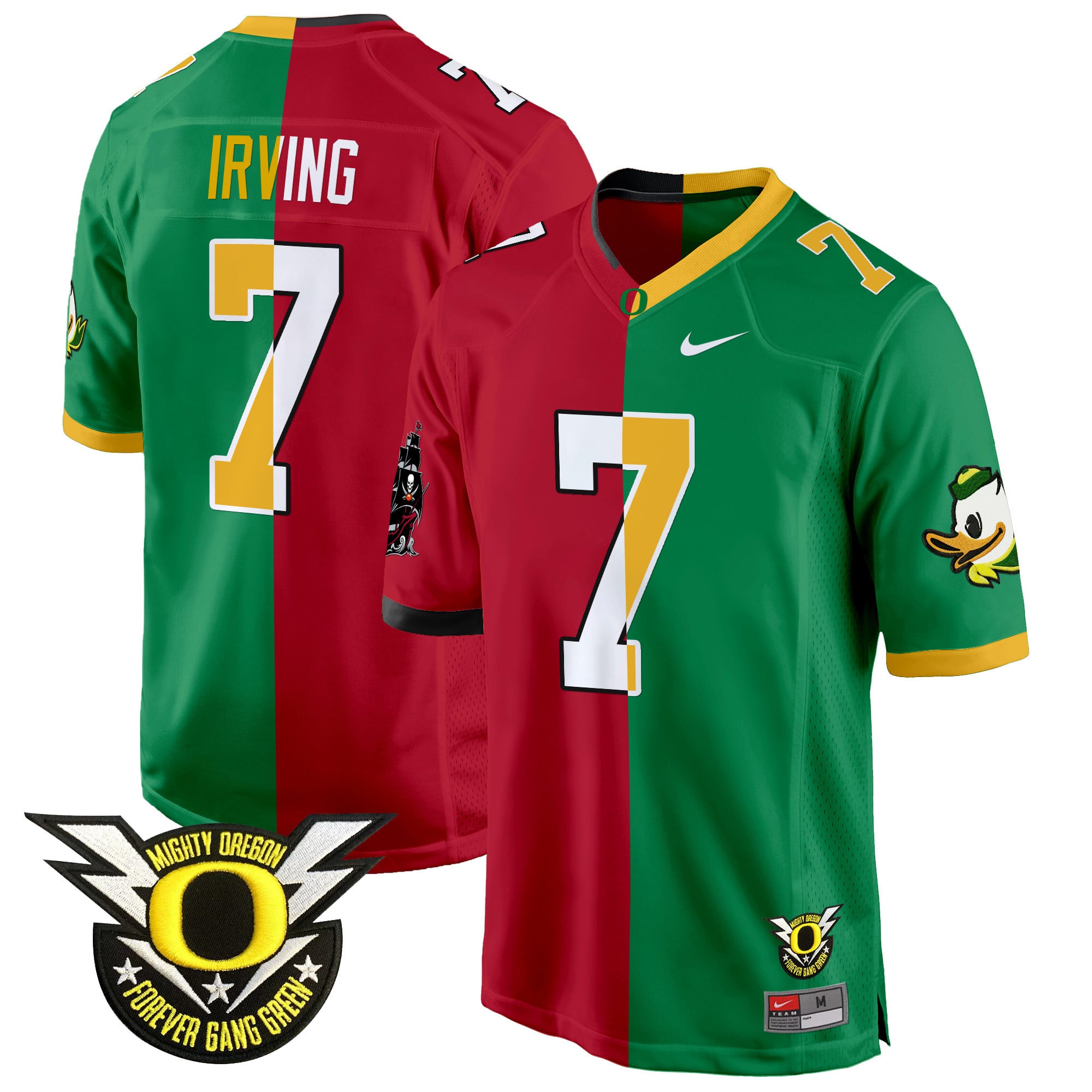 Oregon Ducks Split Game Jersey - All Stitched