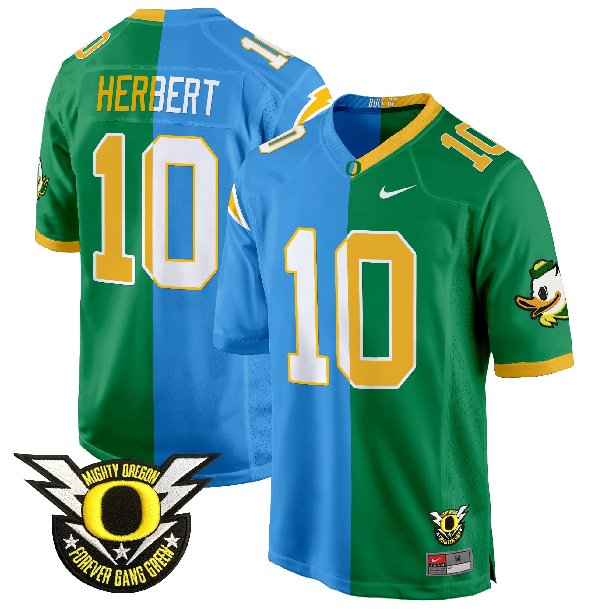 Oregon Ducks Split Game Jersey - All Stitched