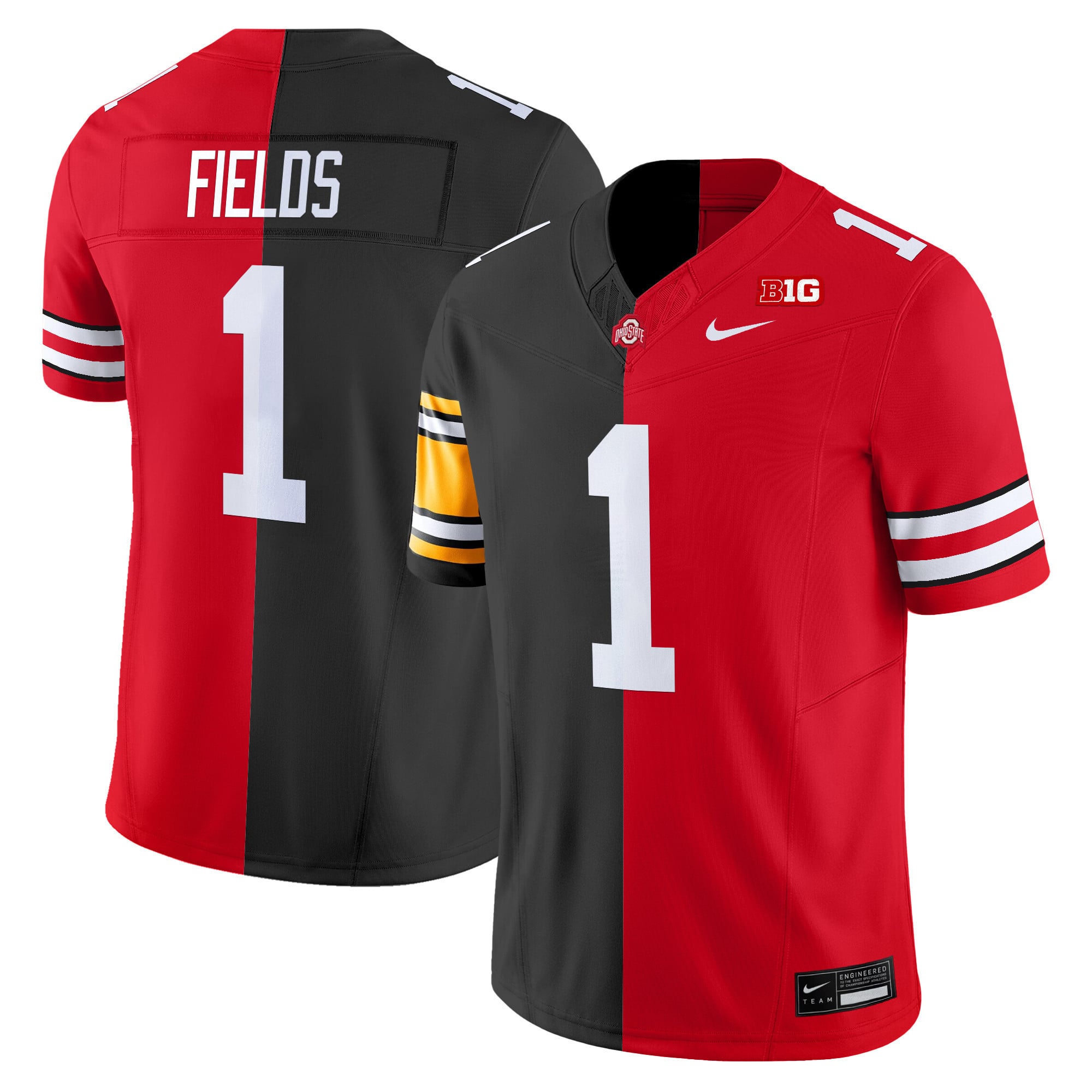Ohio State Buckeyes Split Vapor Limited Jersey V2 - All Stitched