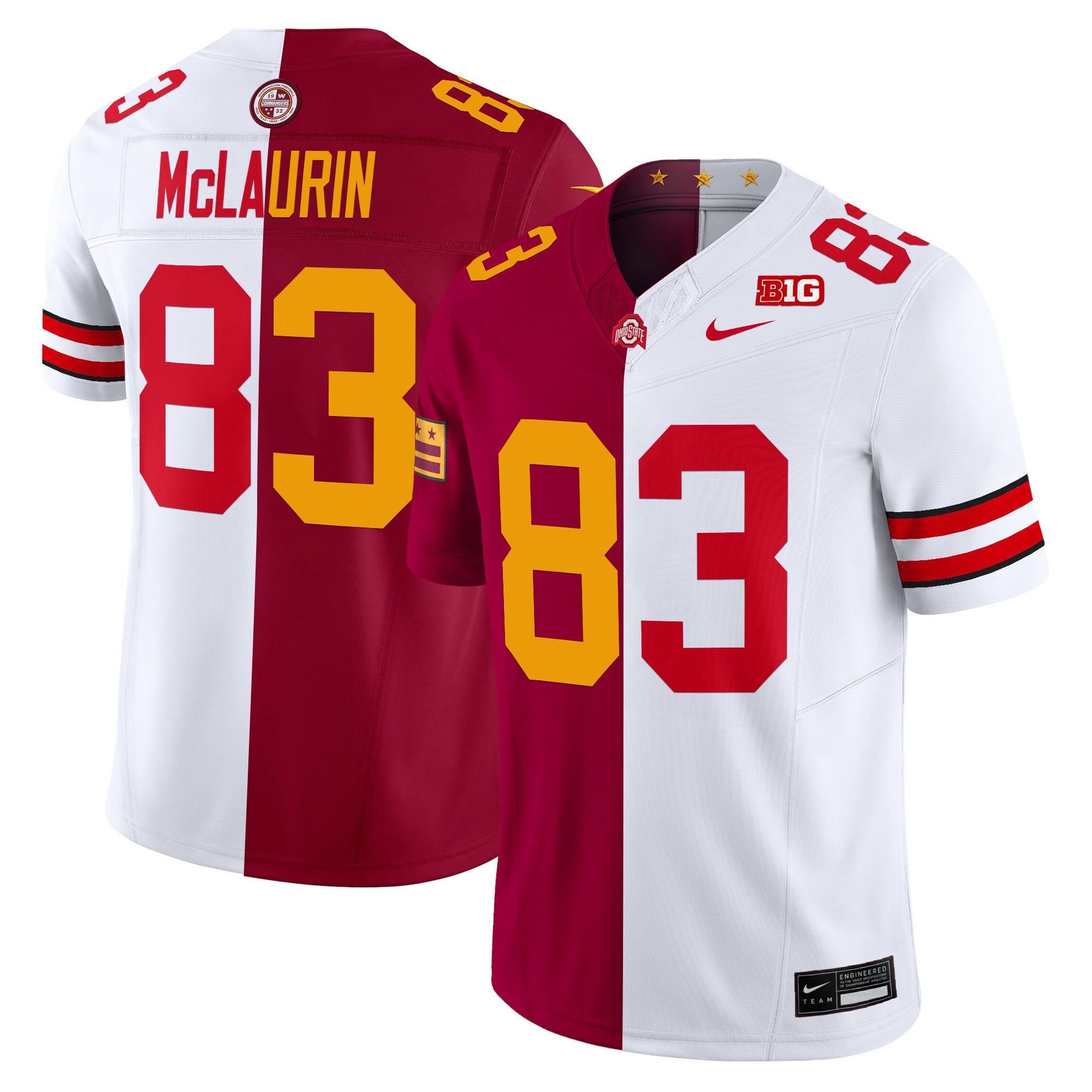 Ohio State Buckeyes Split Vapor Limited Jersey V2 - All Stitched