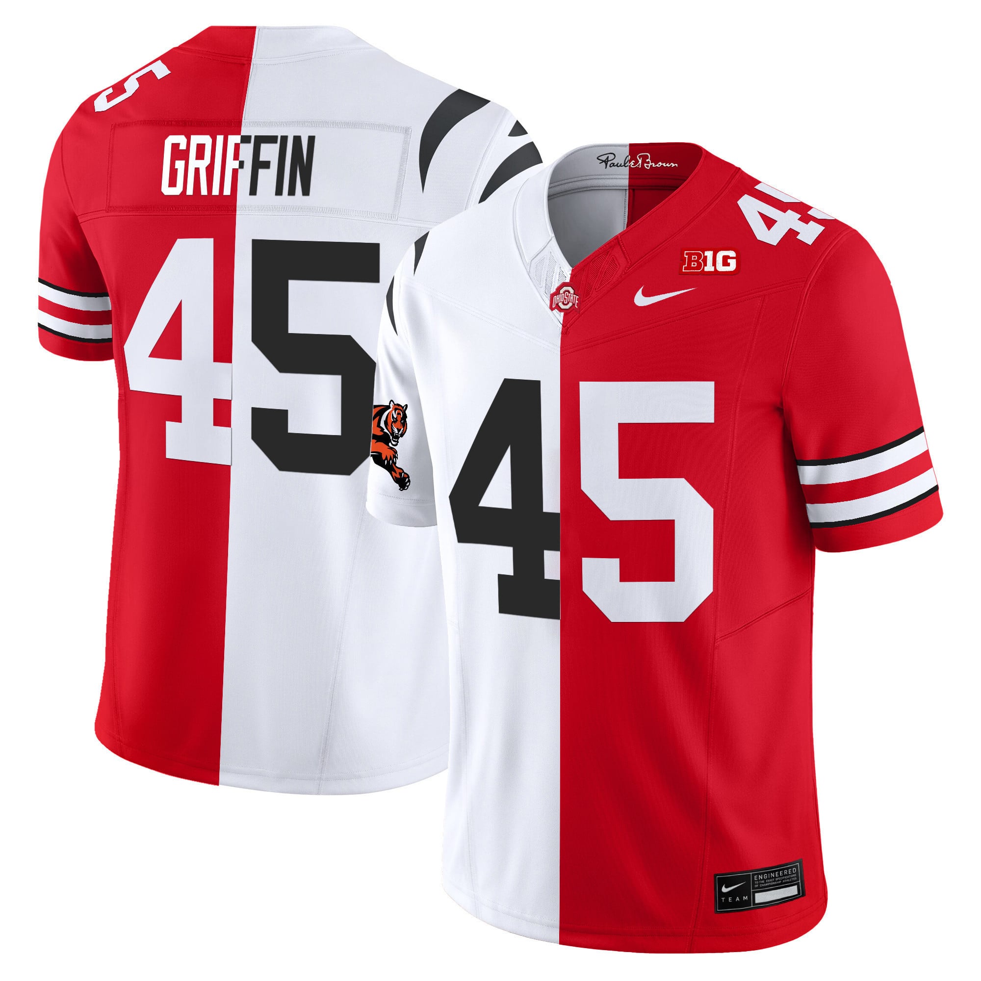 Ohio State Buckeyes Split Vapor Limited Jersey V2 - All Stitched