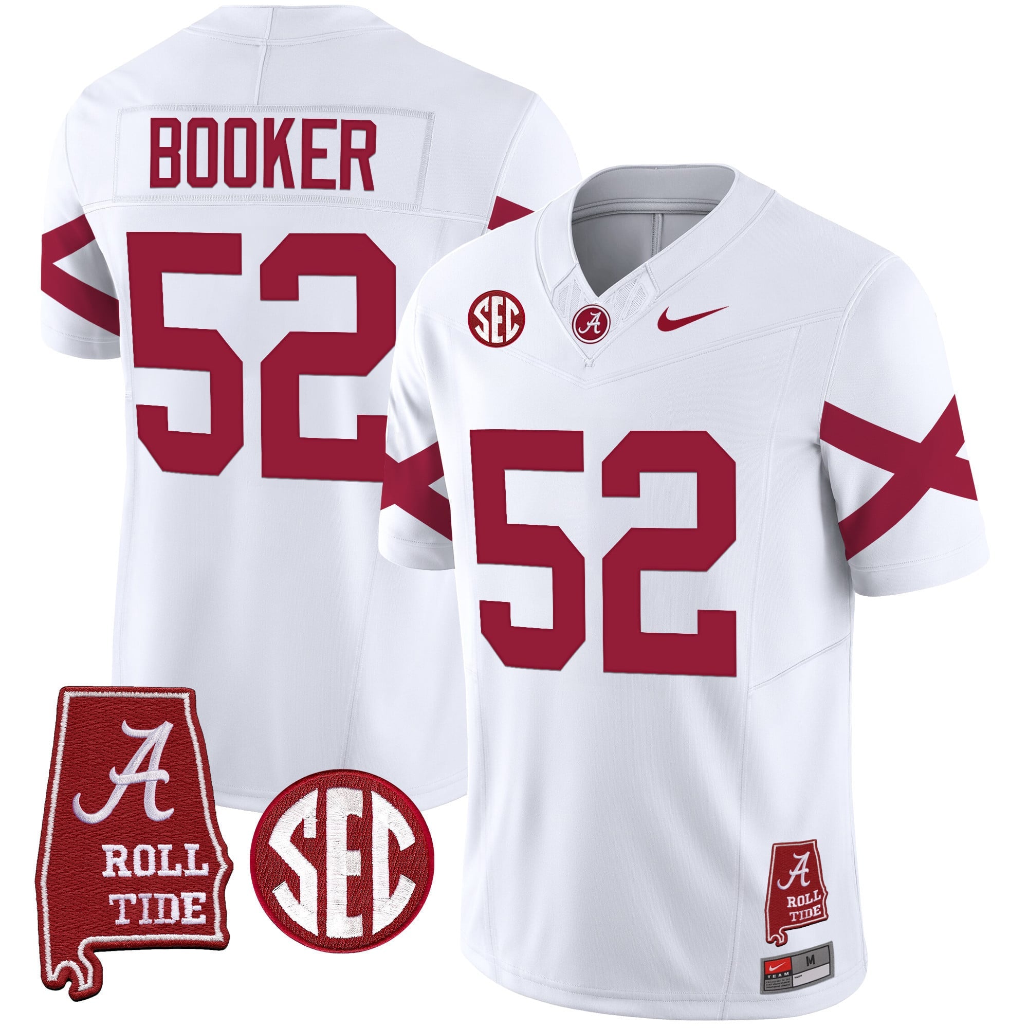 Men's Alabama Crimson Tide Vapor Limited Jersey V6 - Alabama Map - All Stitched