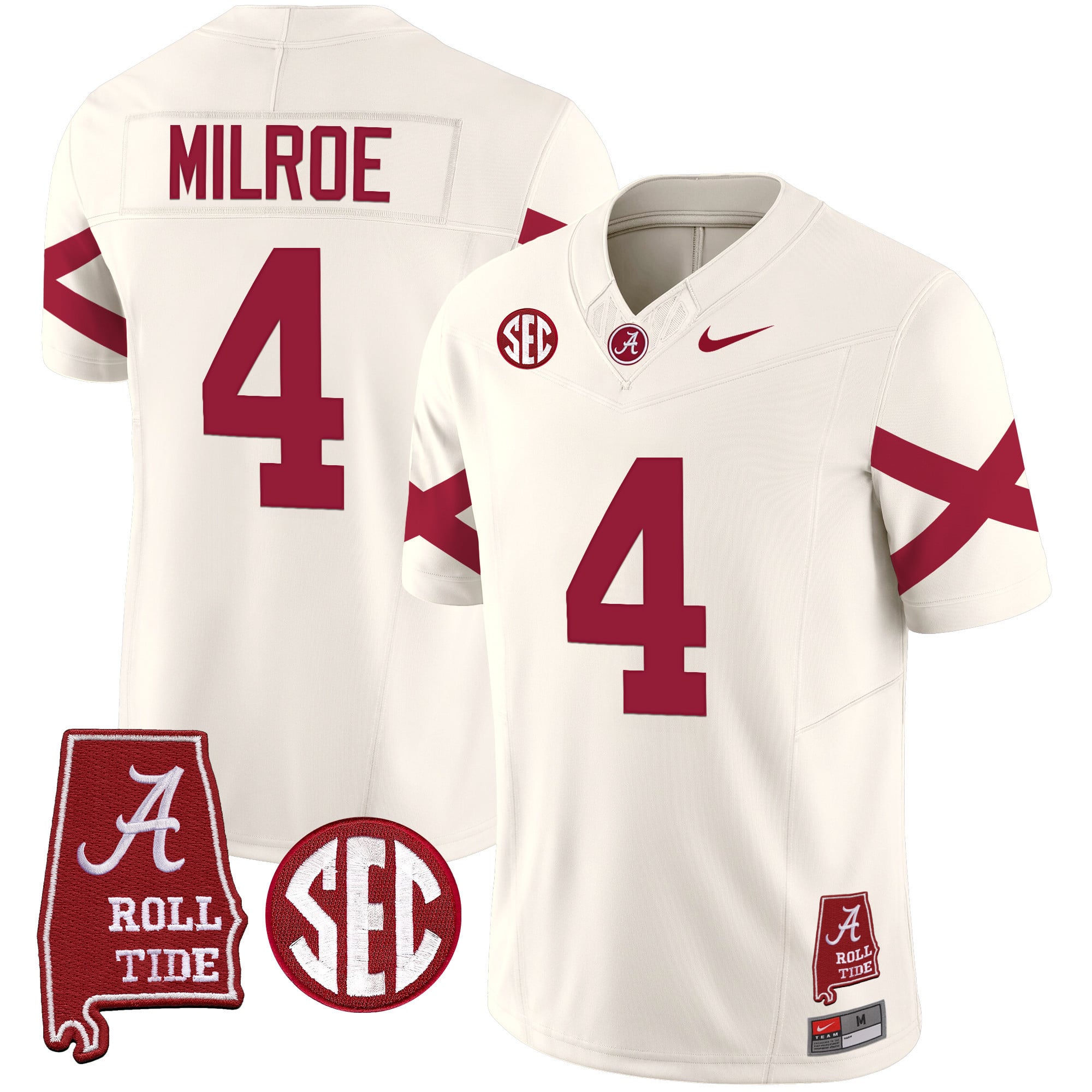 Men's Alabama Crimson Tide Vapor Limited Jersey V6 - Alabama Map - All Stitched