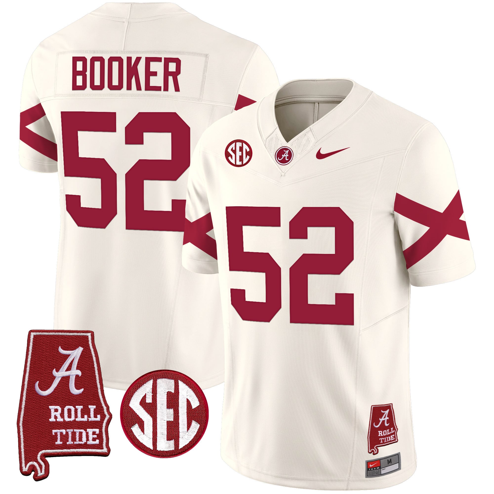 Men's Alabama Crimson Tide Vapor Limited Jersey V6 - Alabama Map - All Stitched