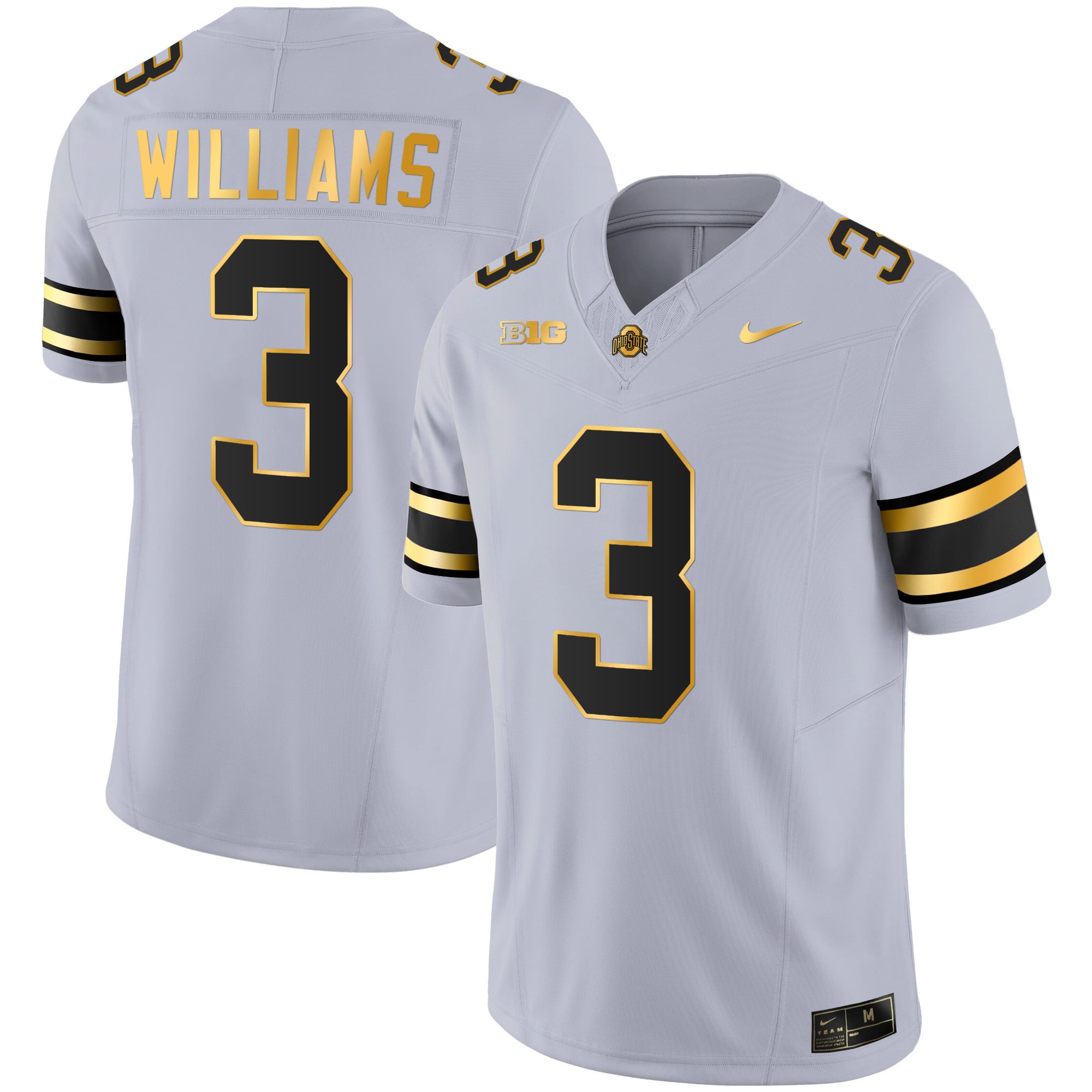 Men's Ohio State Buckeyes Gold Jersey - All Stitched