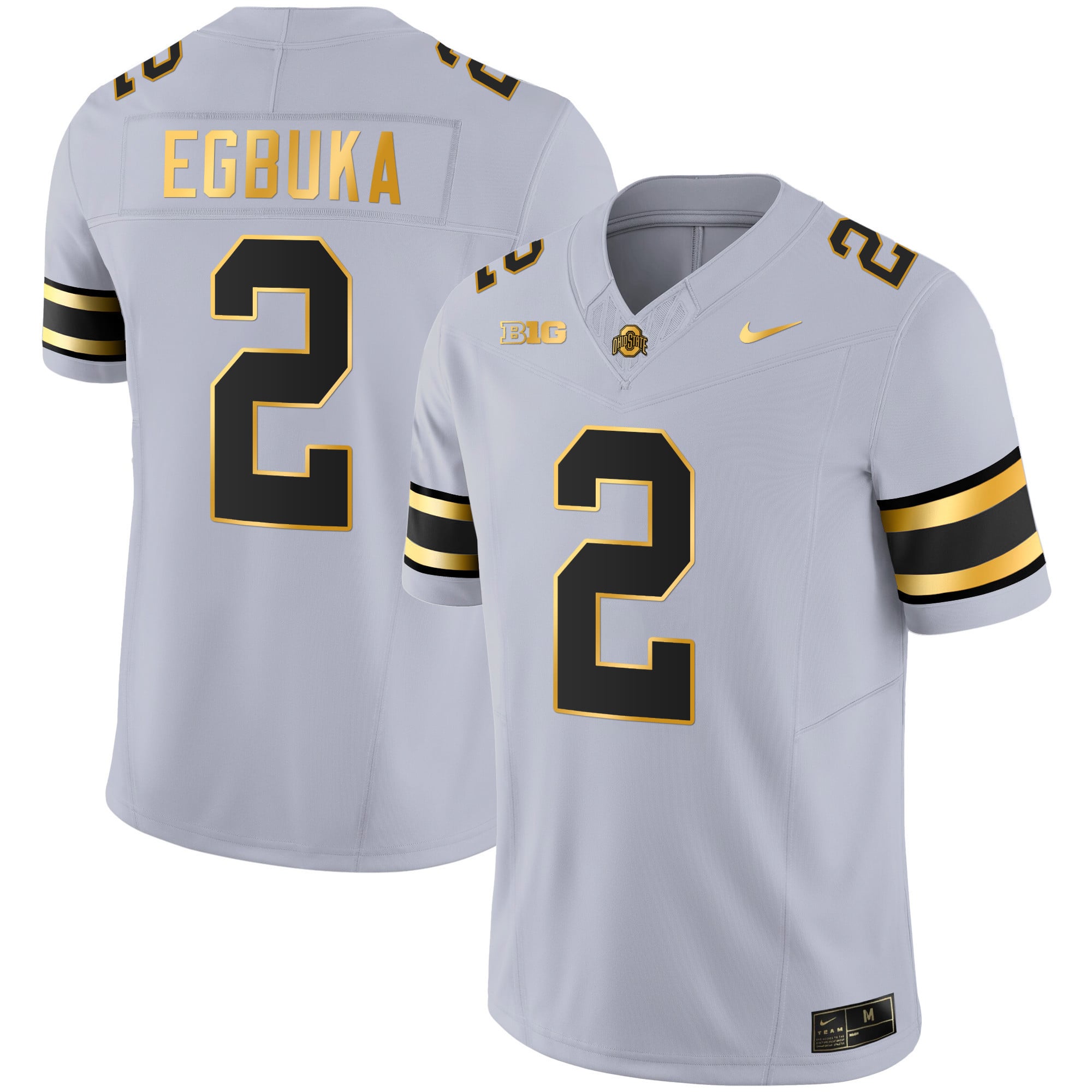 Men's Ohio State Buckeyes Gold Jersey - All Stitched