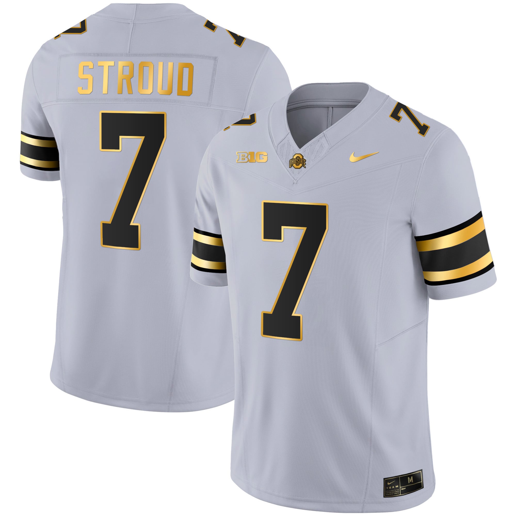 Men's Ohio State Buckeyes Gold Jersey - All Stitched