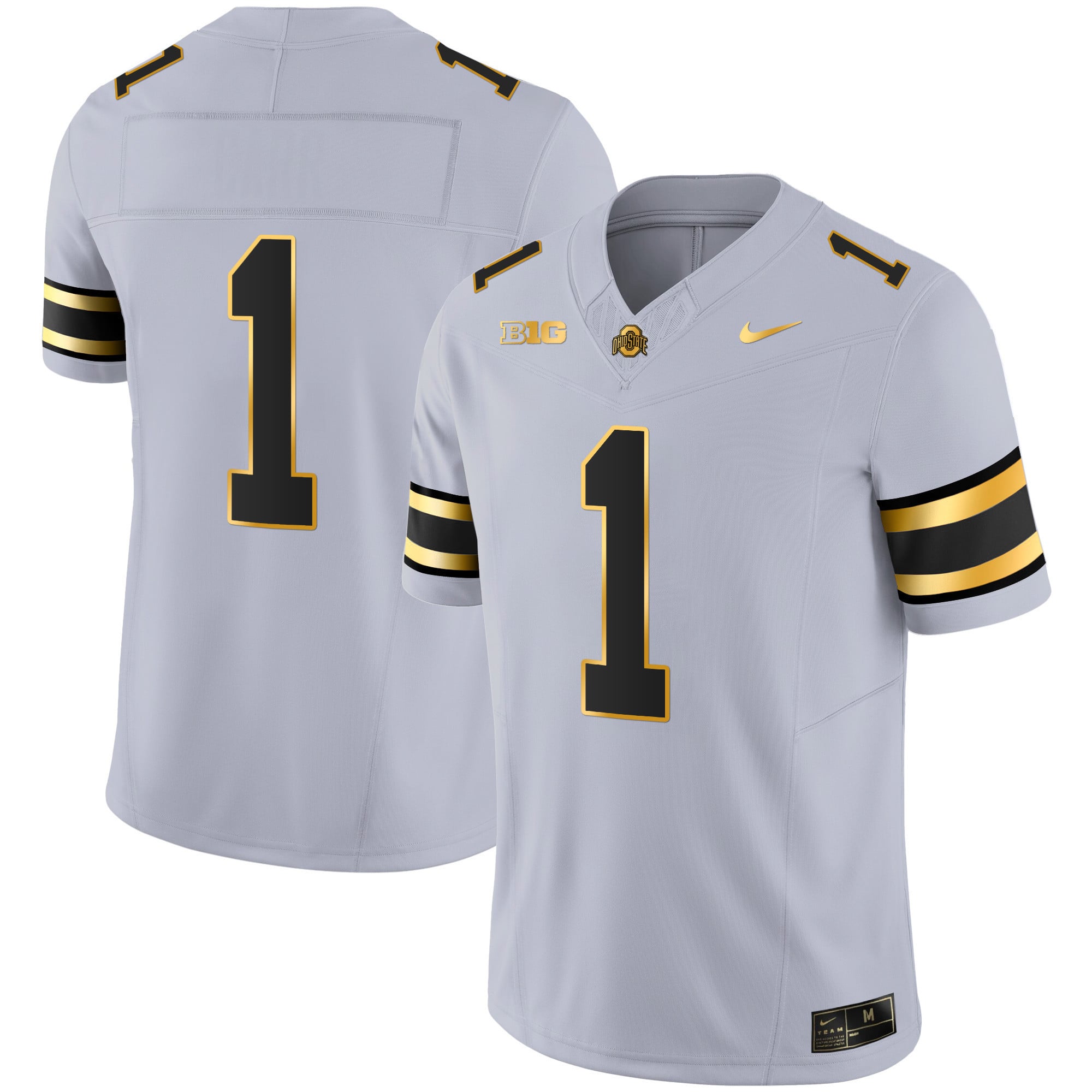 Men's Ohio State Buckeyes Gold Jersey - All Stitched