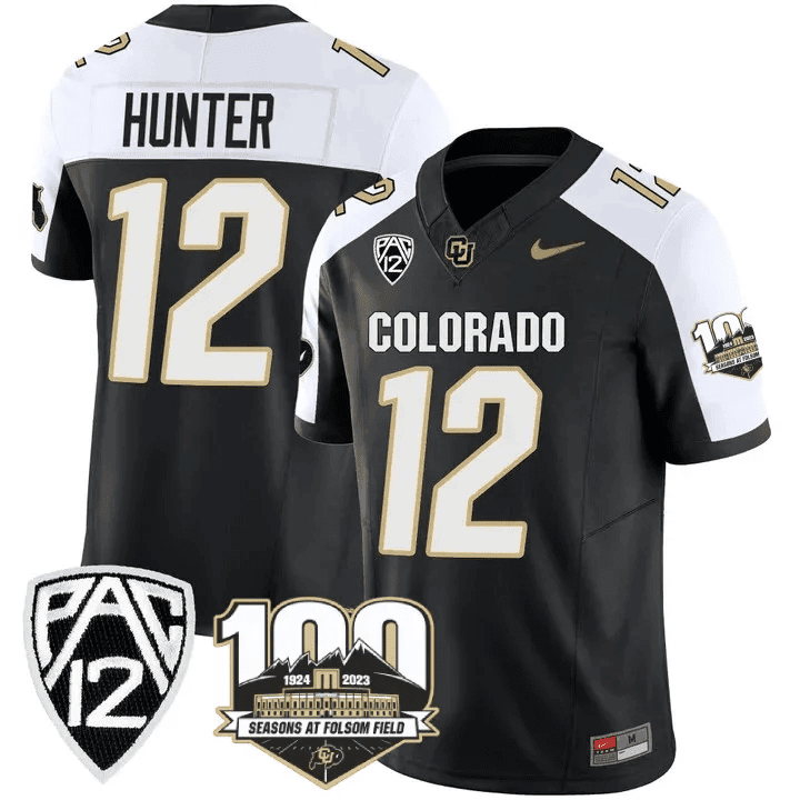 Men's Colorado Buffaloes 100th Seasons At Folsom Field Patch Vapor Limited Jersey V2 ?All Stitched