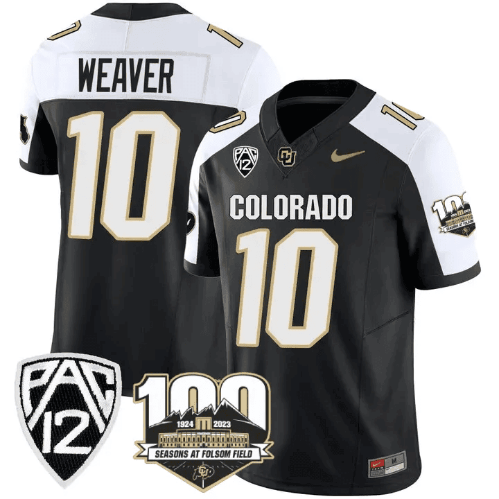 Men's Colorado Buffaloes 100th Seasons At Folsom Field Patch Vapor Limited Jersey V2 ?All Stitched