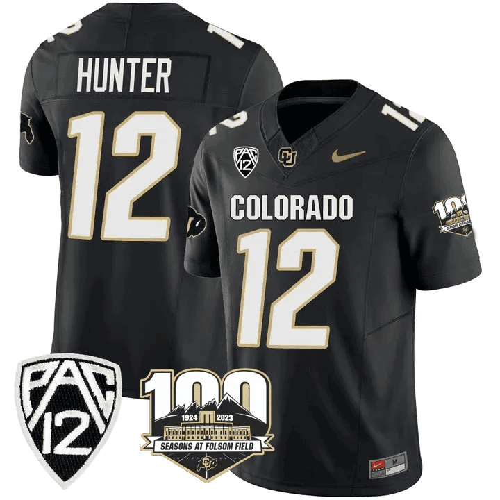 Men's Colorado Buffaloes 100th Seasons At Folsom Field Patch Vapor Limited Jersey V2 ?All Stitched
