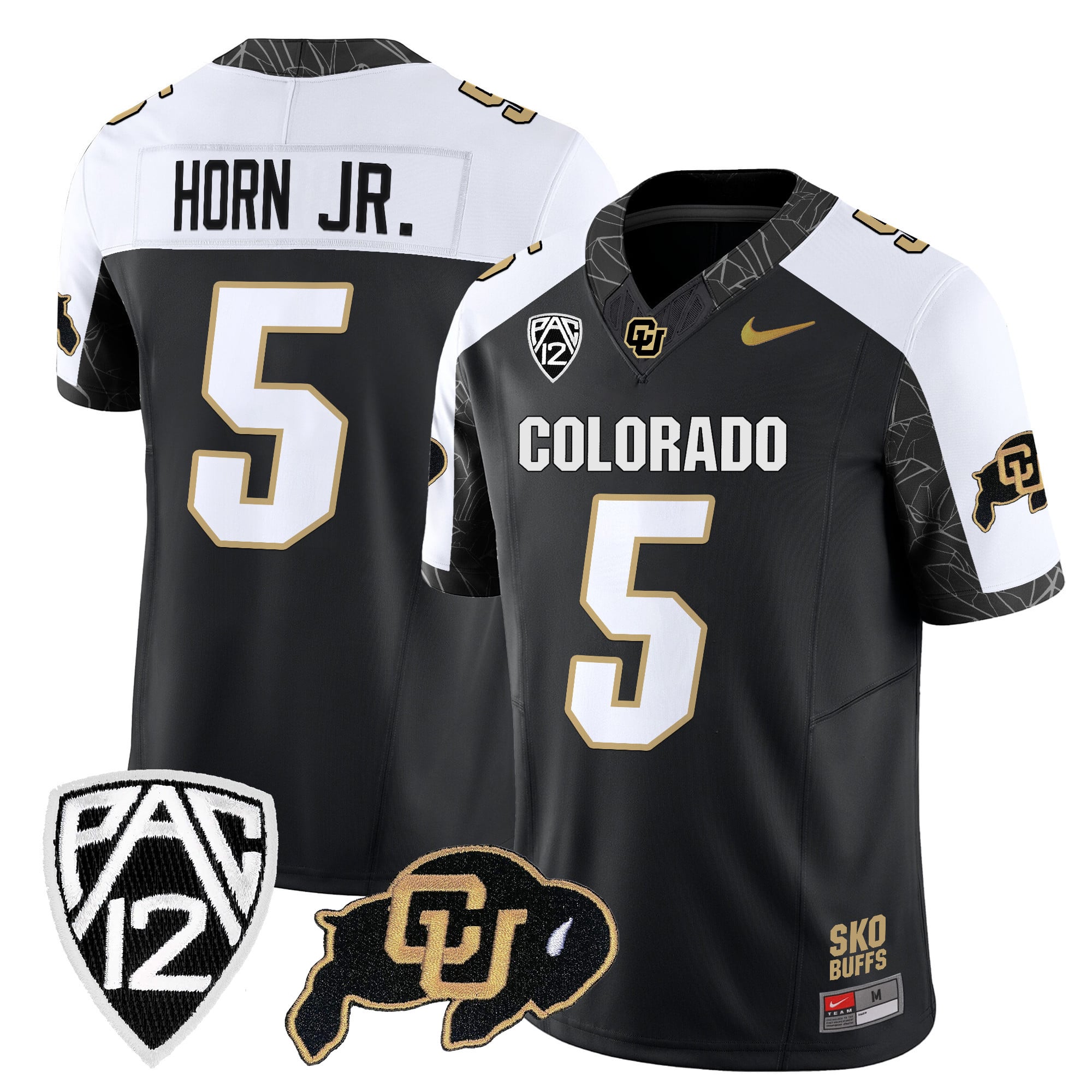 Men's Colorado Buffaloes Rocky Style Vapor Limited Jersey - All Stitched