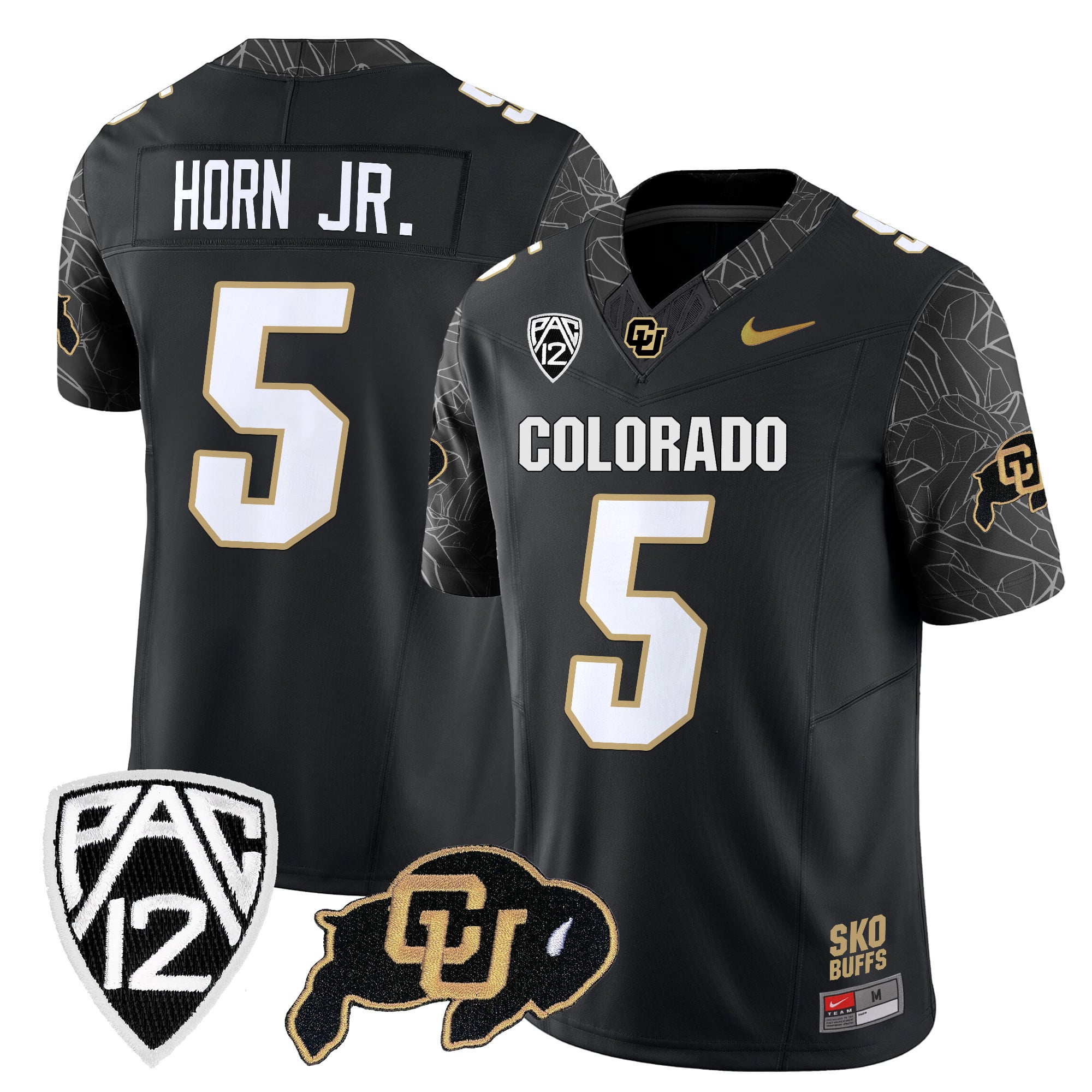 Men's Colorado Buffaloes Rocky Style Vapor Limited Jersey - All Stitched