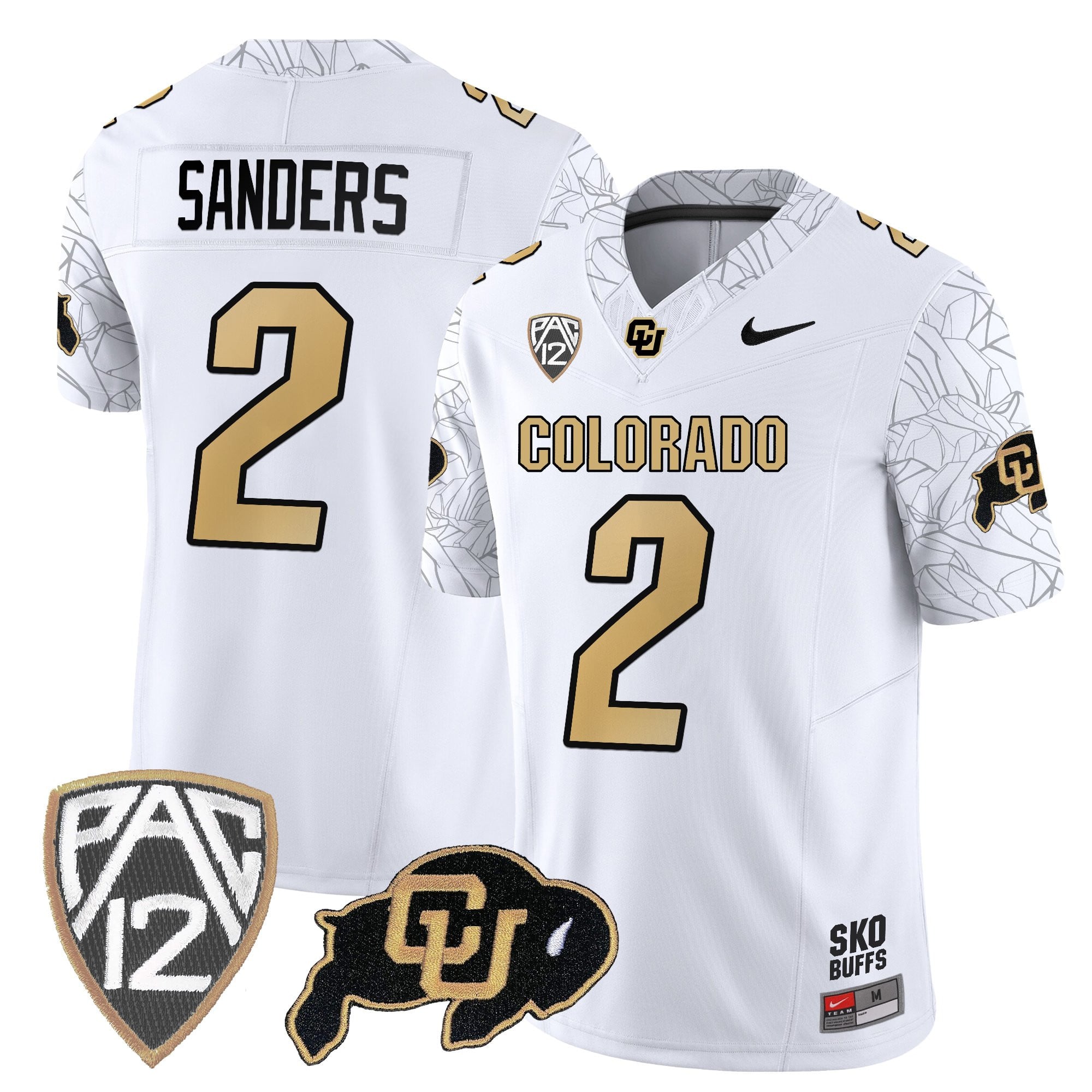 Men's Colorado Buffaloes Rocky Style Vapor Limited Jersey - All Stitched