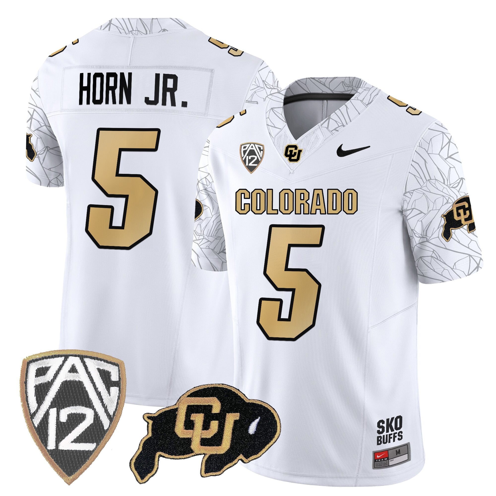 Men's Colorado Buffaloes Rocky Style Vapor Limited Jersey - All Stitched