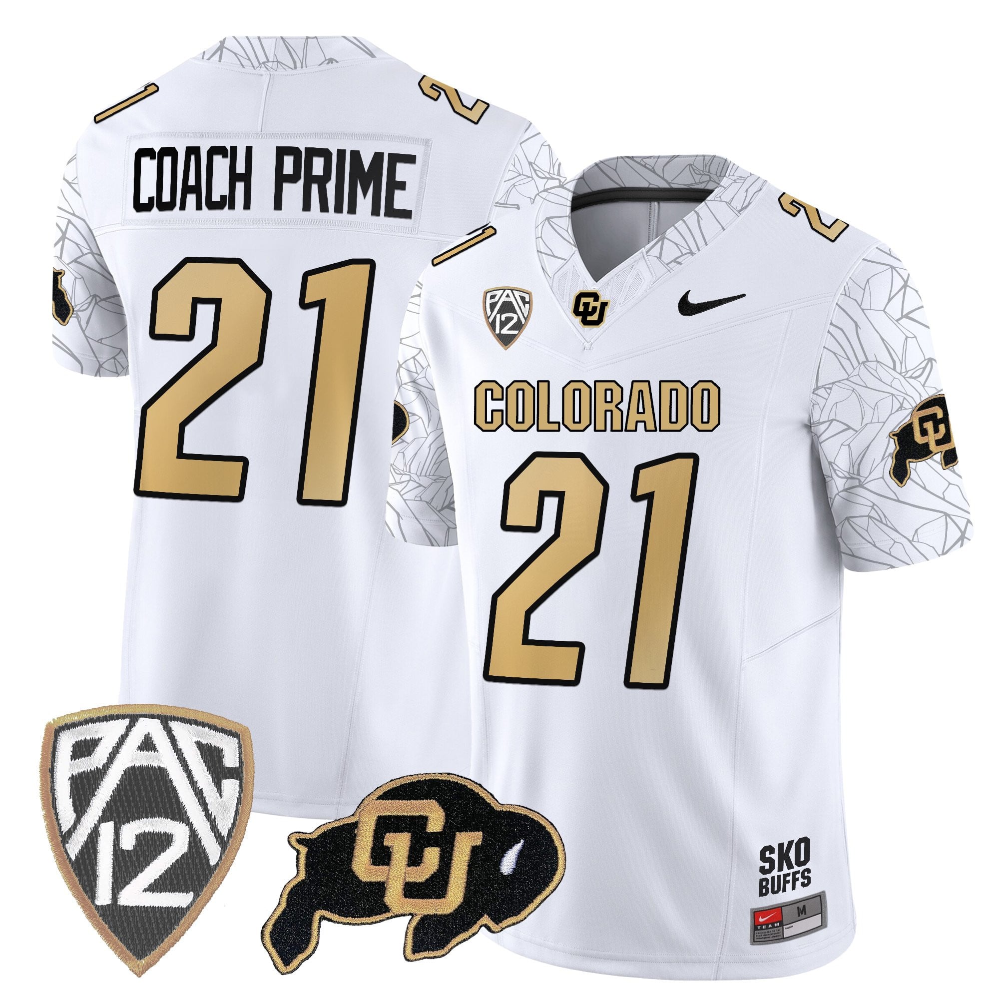 Men's Colorado Buffaloes Rocky Style Vapor Limited Jersey - All Stitched
