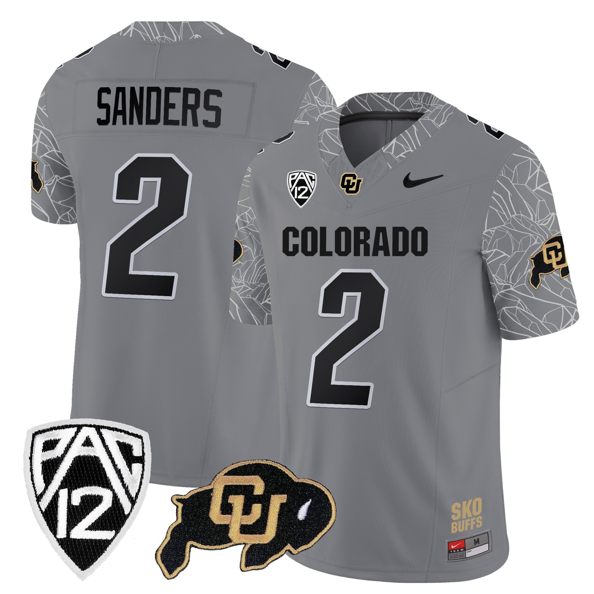 Men's Colorado Buffaloes Rocky Style Vapor Limited Jersey - All Stitched