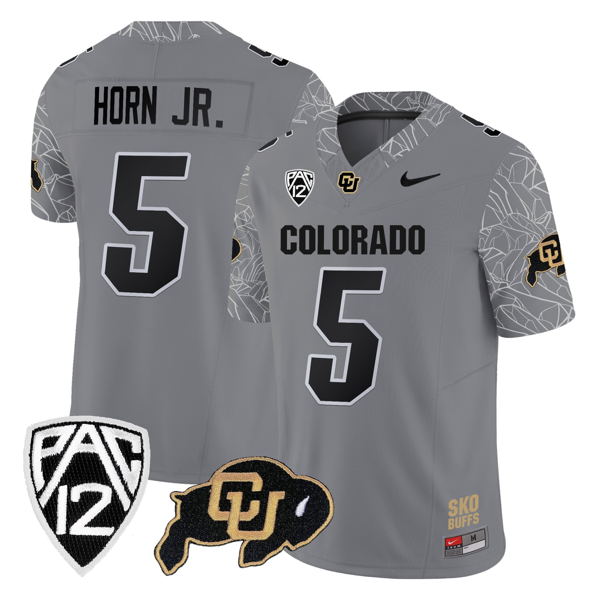 Men's Colorado Buffaloes Rocky Style Vapor Limited Jersey - All Stitched