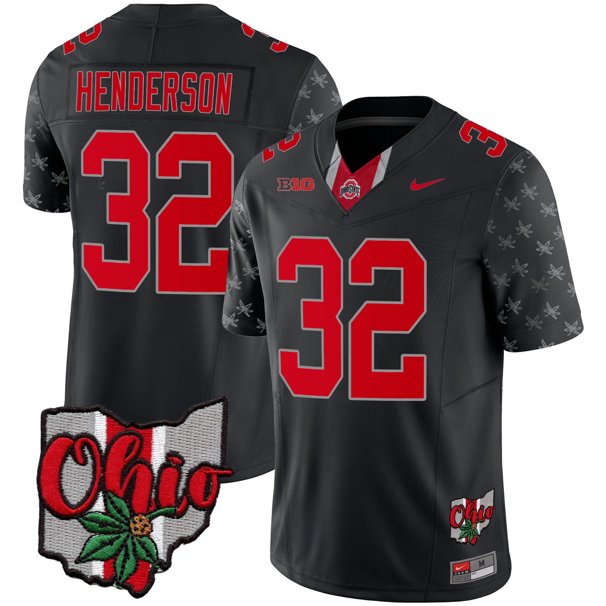 Men's Ohio State Buckeyes 2023 Gray Alternate Jersey V2 - Stitched