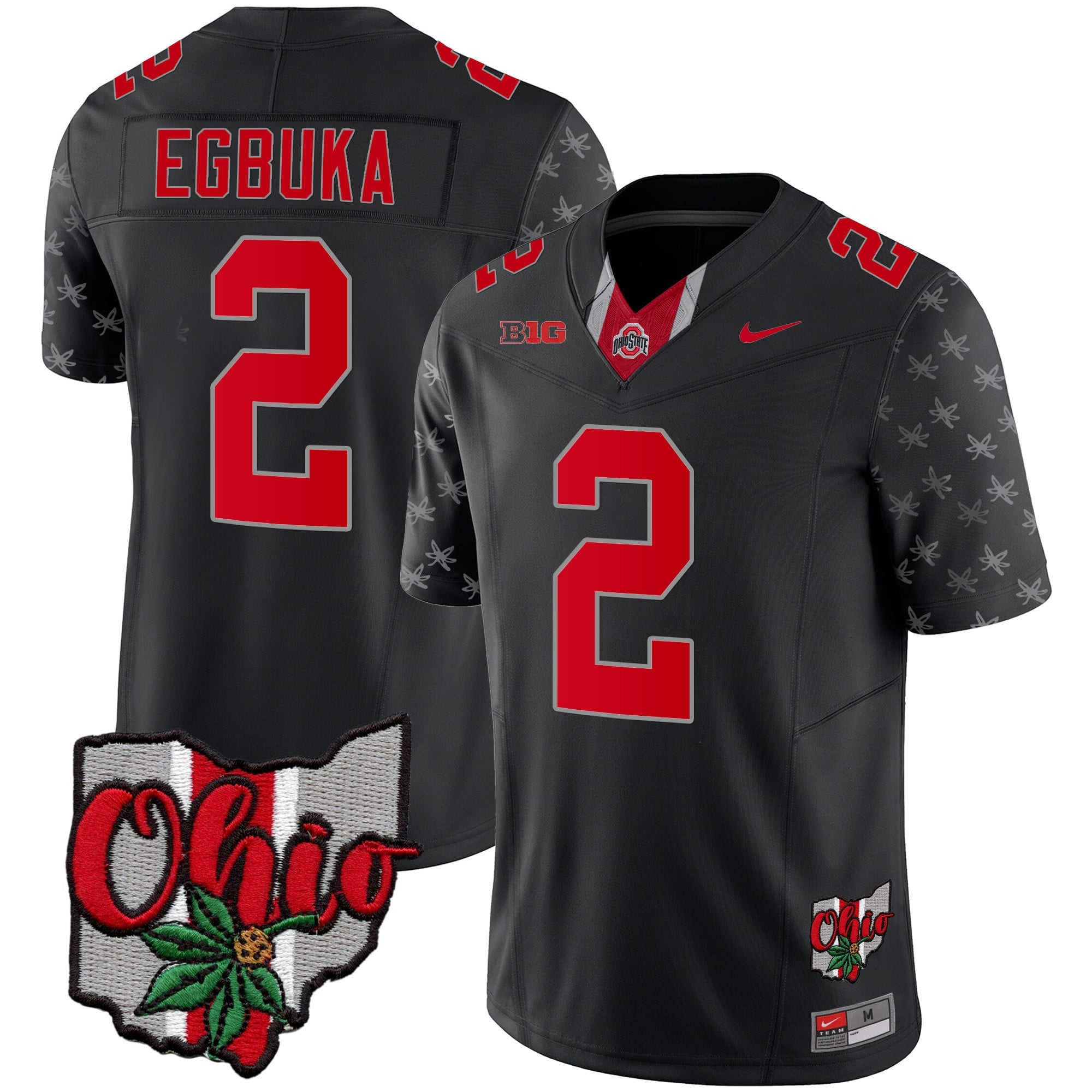 Men's Ohio State Buckeyes 2023 Gray Alternate Jersey V2 - Stitched
