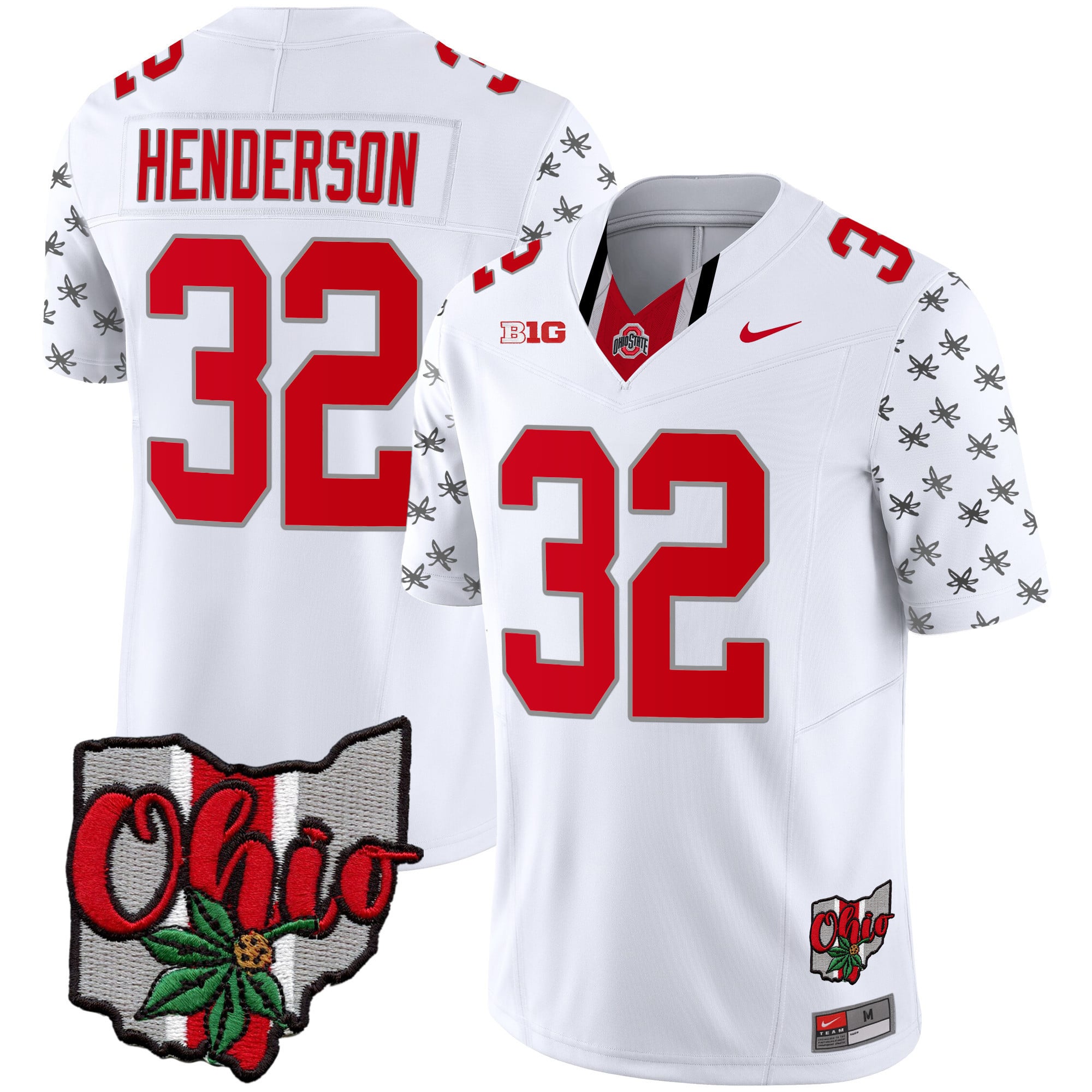 Men's Ohio State Buckeyes 2023 Gray Alternate Jersey V2 - Stitched
