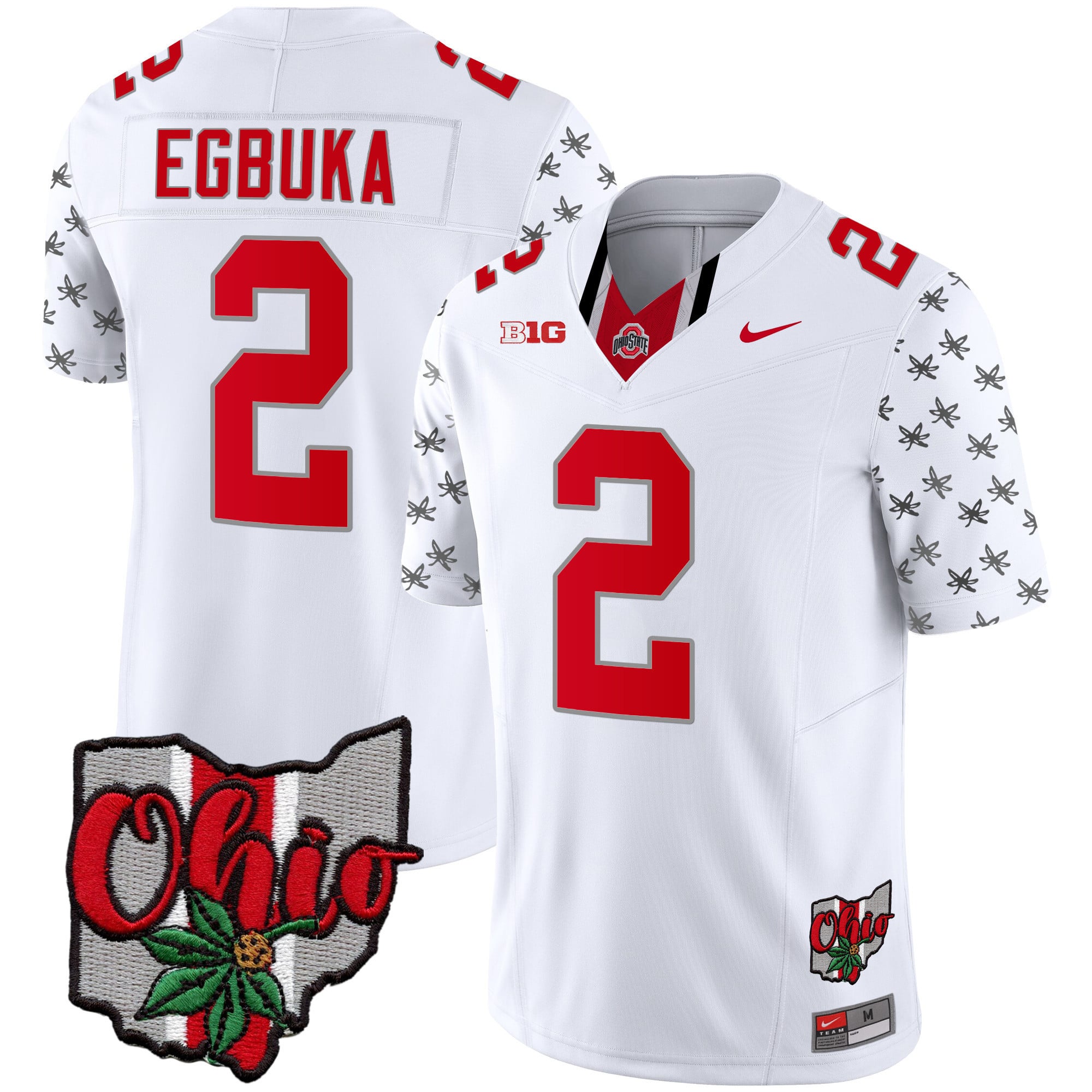 Men's Ohio State Buckeyes 2023 Gray Alternate Jersey V2 - Stitched