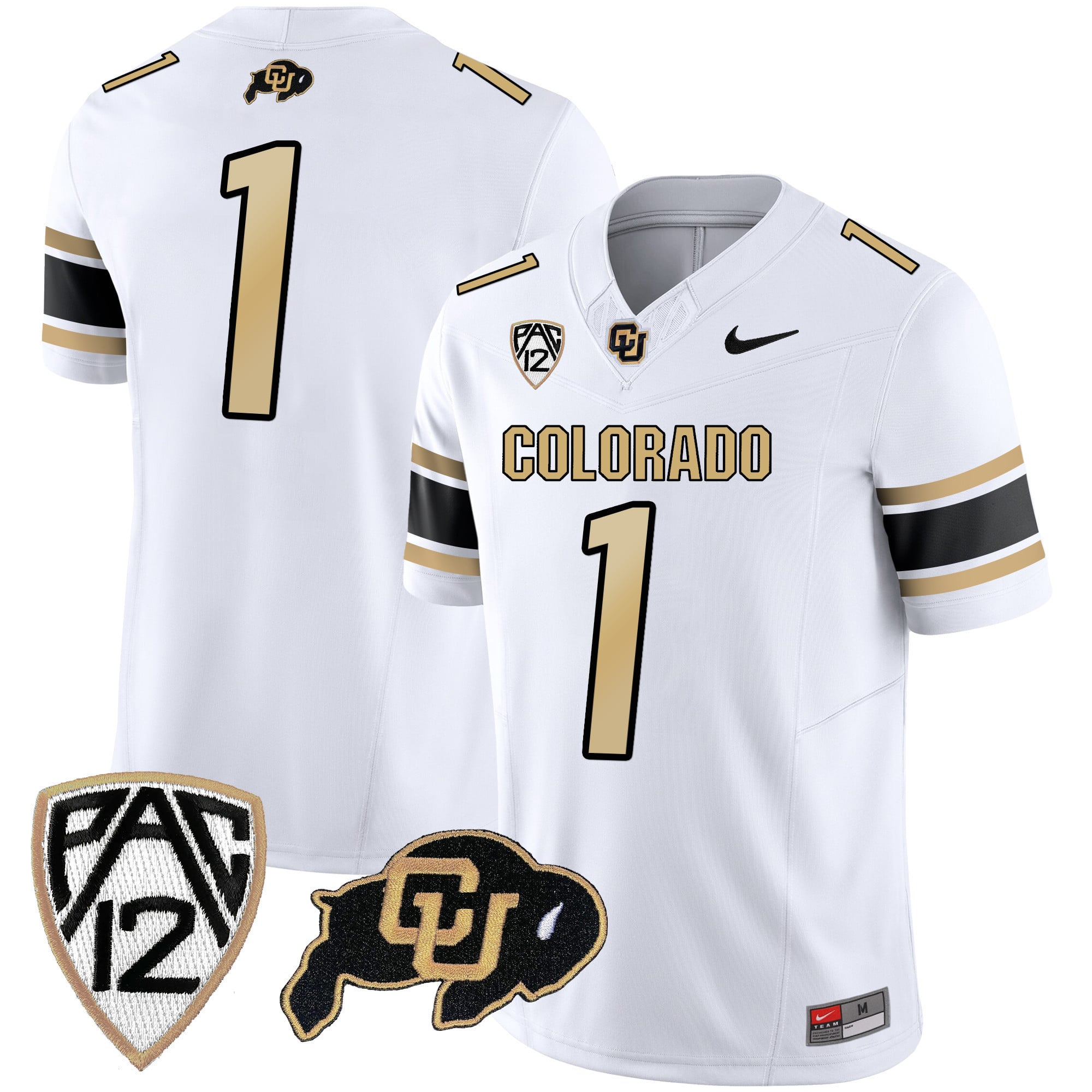 Men's Colorado Buffaloes Vapor Limited Jersey V3 - All Stitched