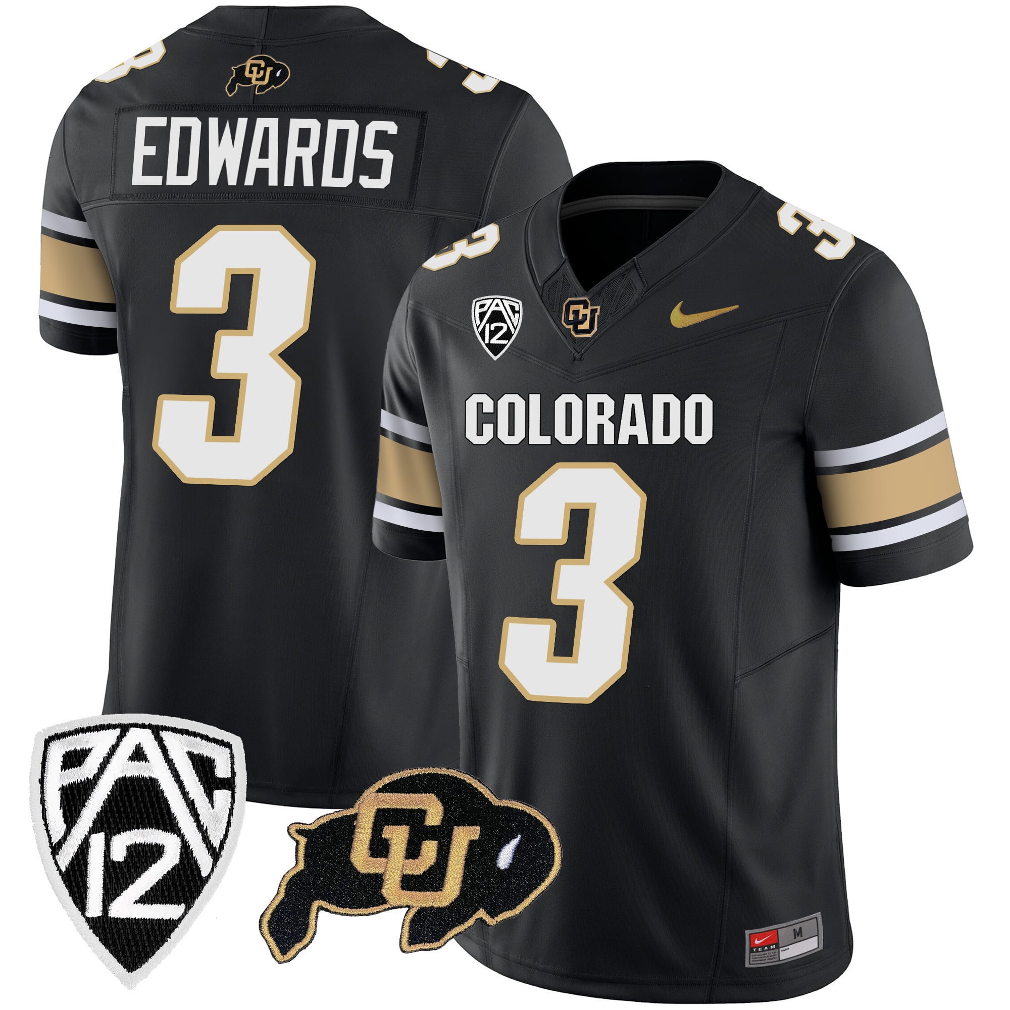 Men's Colorado Buffaloes Vapor Limited Jersey V3 - All Stitched