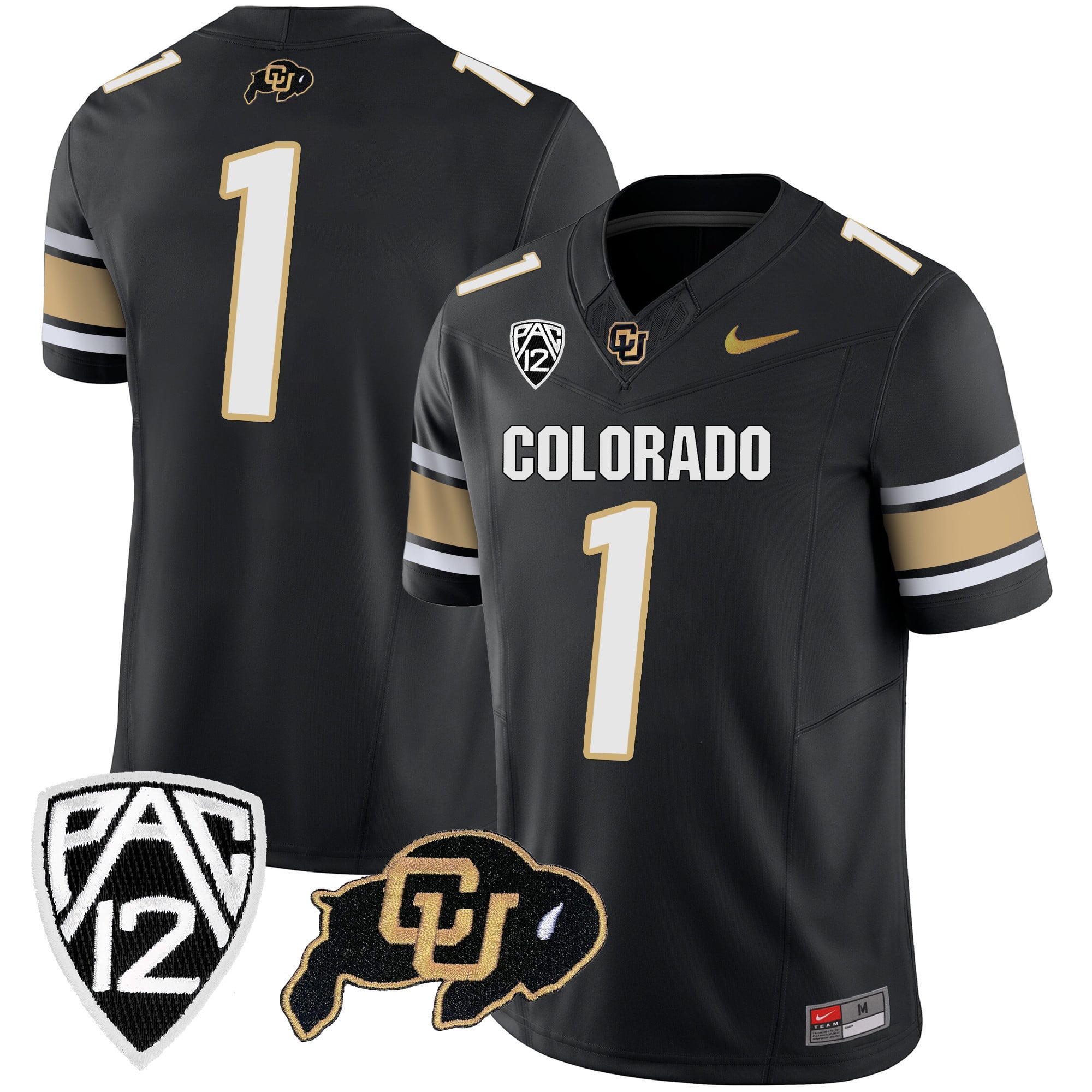 Men's Colorado Buffaloes Vapor Limited Jersey V3 - All Stitched