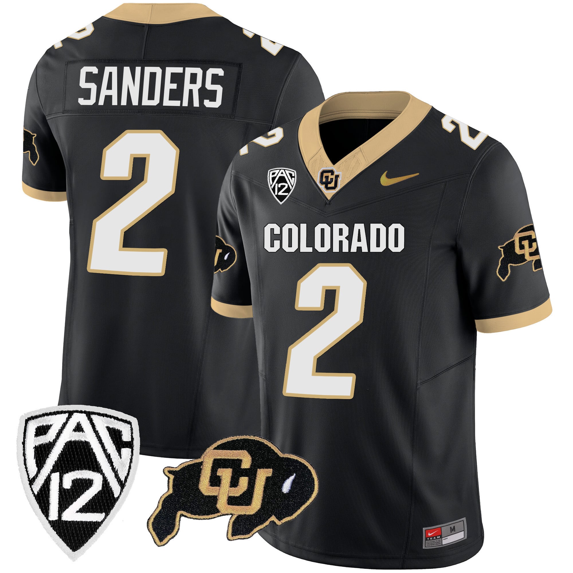Men's Colorado Buffaloes Vapor Limited Jersey V2 - All Stitched