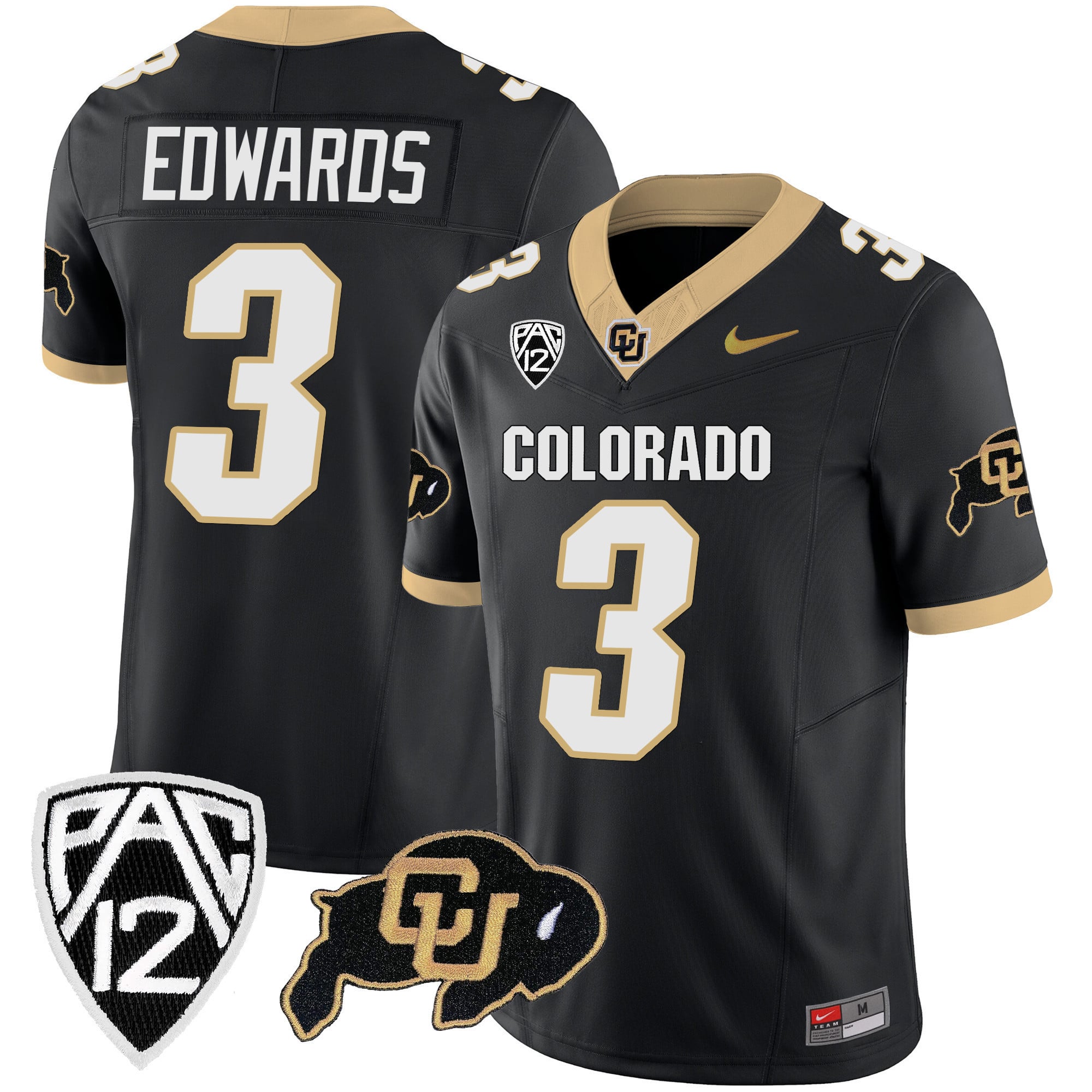 Men's Colorado Buffaloes Vapor Limited Jersey V2 - All Stitched