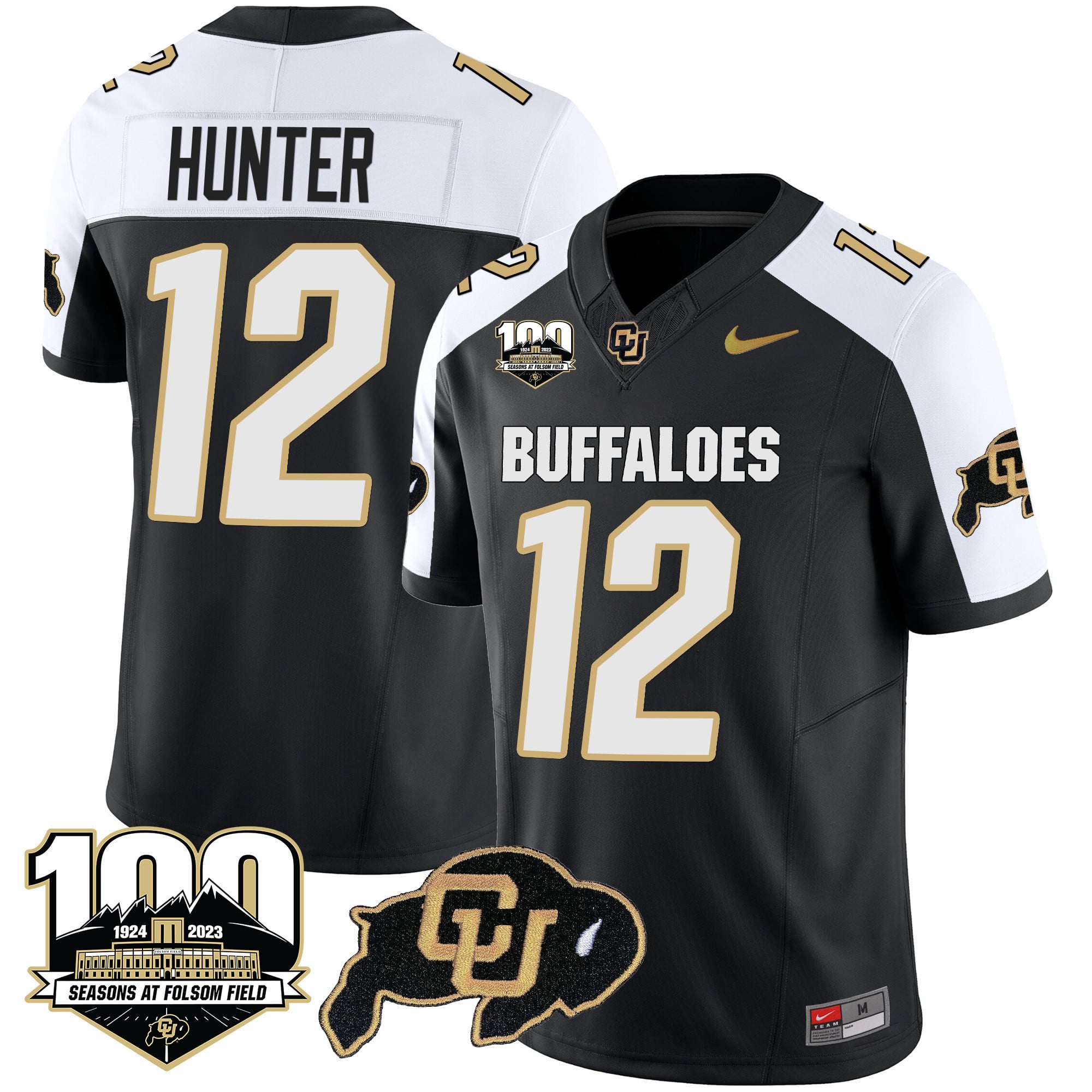Men's Colorado Buffaloes 100 Seasons Patch Vapor Limited Jersey - All Stitched