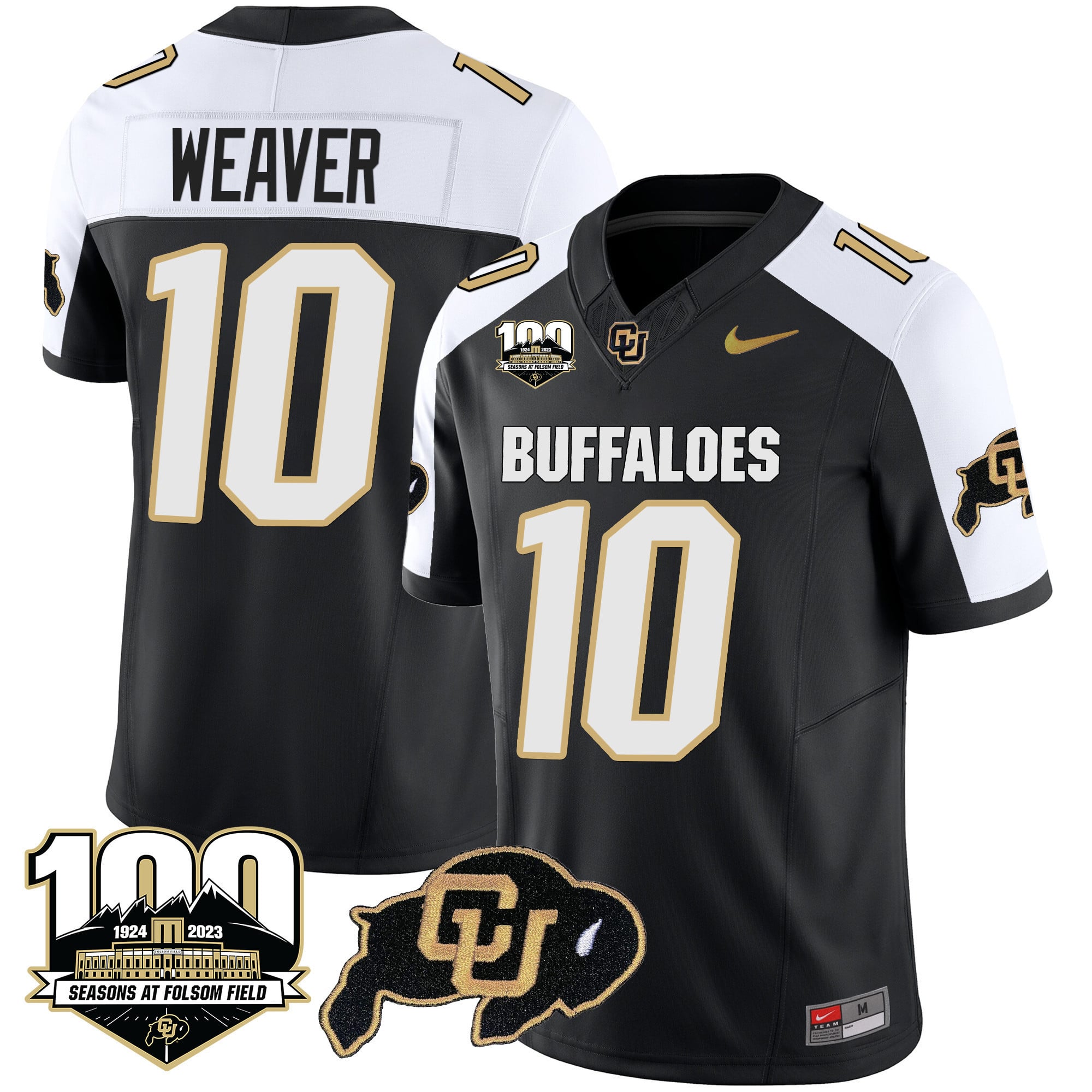 Men's Colorado Buffaloes 100 Seasons Patch Vapor Limited Jersey - All Stitched