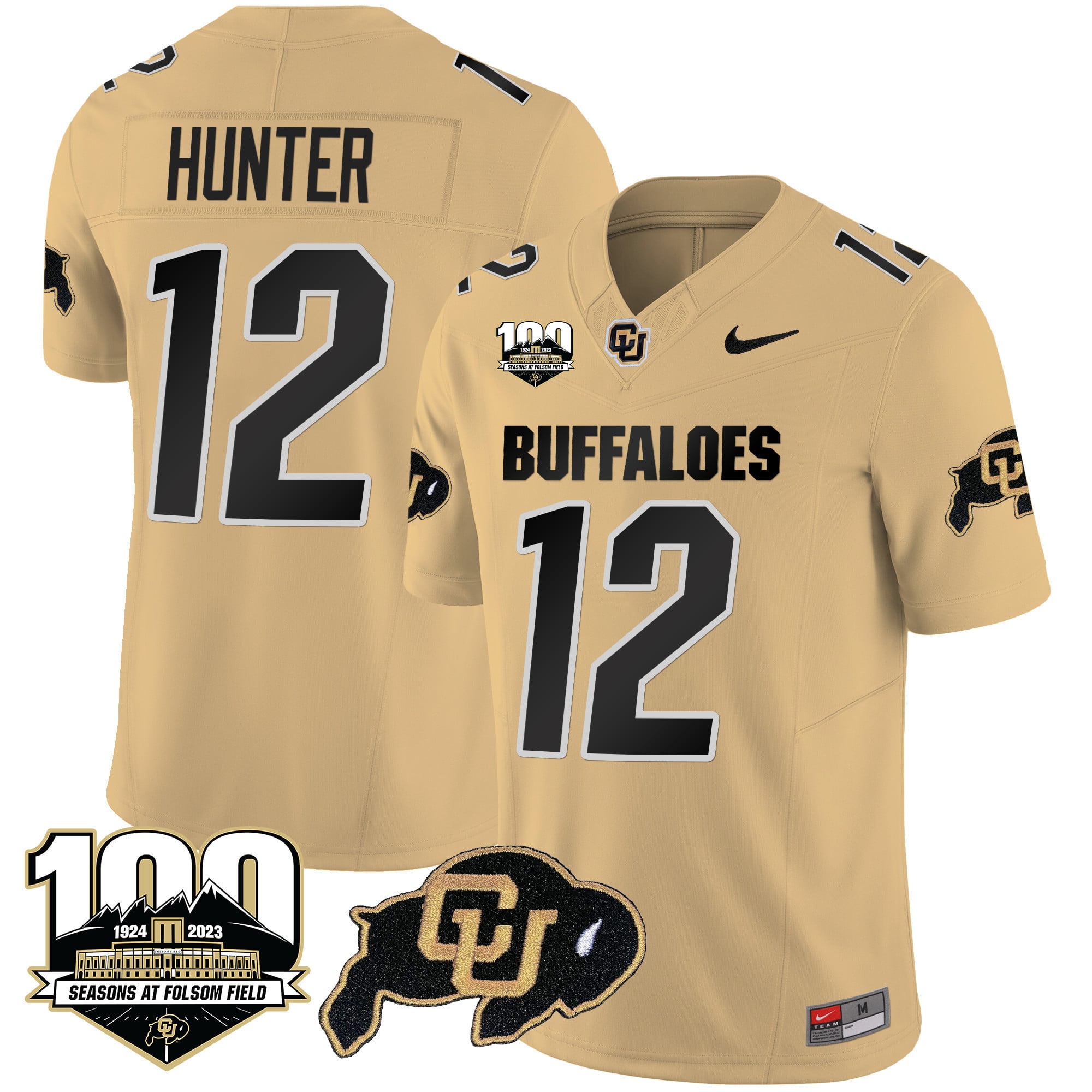 Men's Colorado Buffaloes 100 Seasons Patch Vapor Limited Jersey - All Stitched
