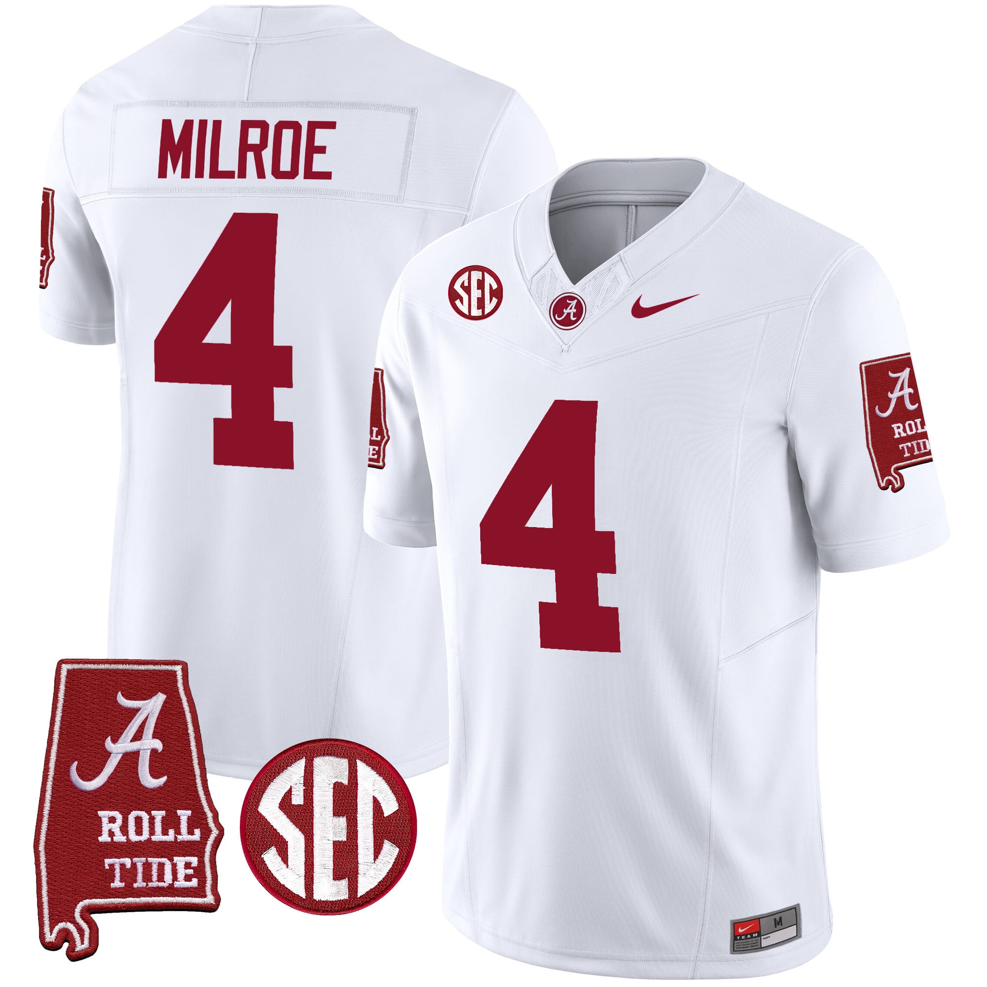 Men's Alabama Crimson Tide Vapor Limited Jersey V5 - Alabama Map - All Stitched