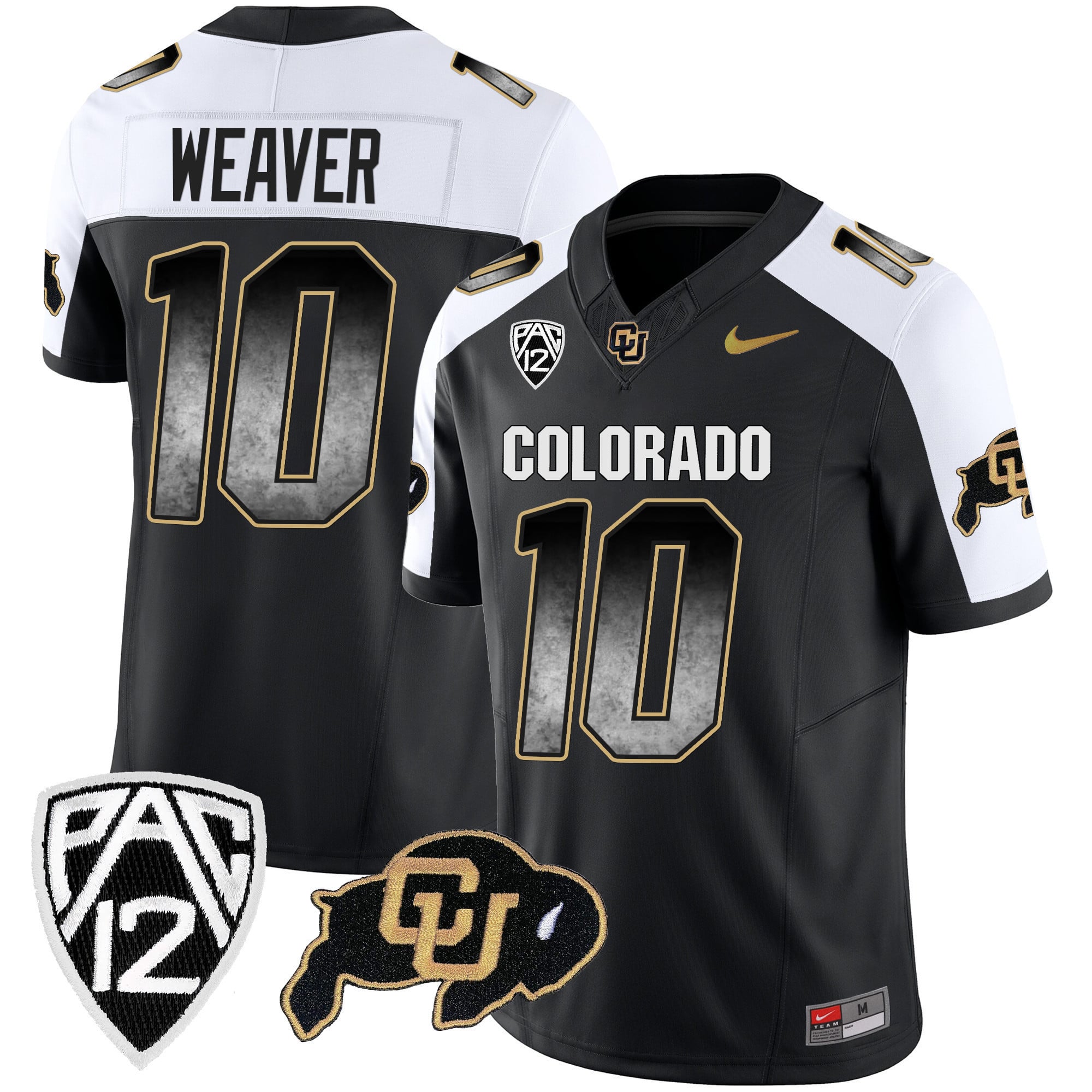Men's Colorado Buffaloes Arch Smoke Vapor Jersey - All Stitched