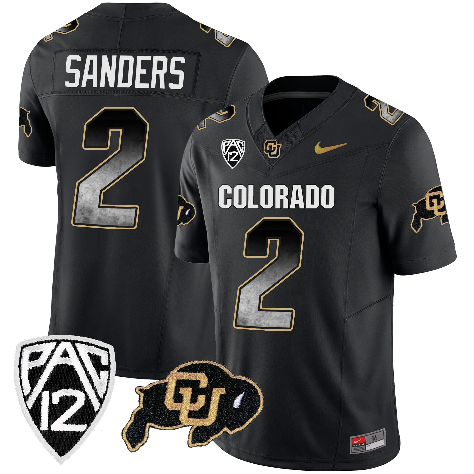 Men's Colorado Buffaloes Arch Smoke Vapor Jersey - All Stitched