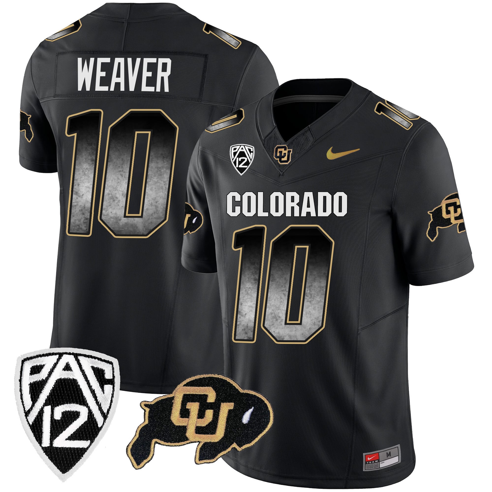 Men's Colorado Buffaloes Arch Smoke Vapor Jersey - All Stitched