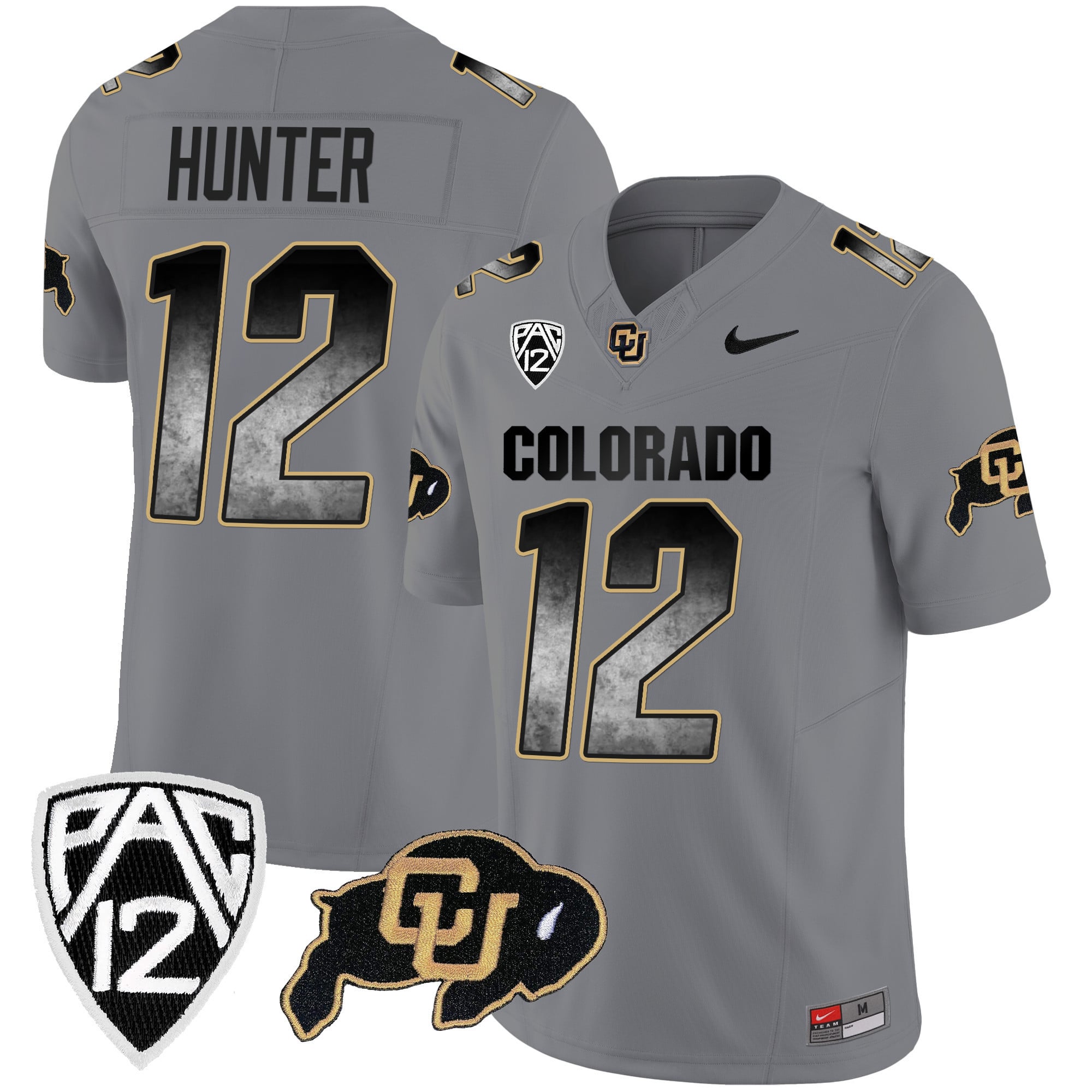 Men's Colorado Buffaloes Arch Smoke Vapor Jersey - All Stitched