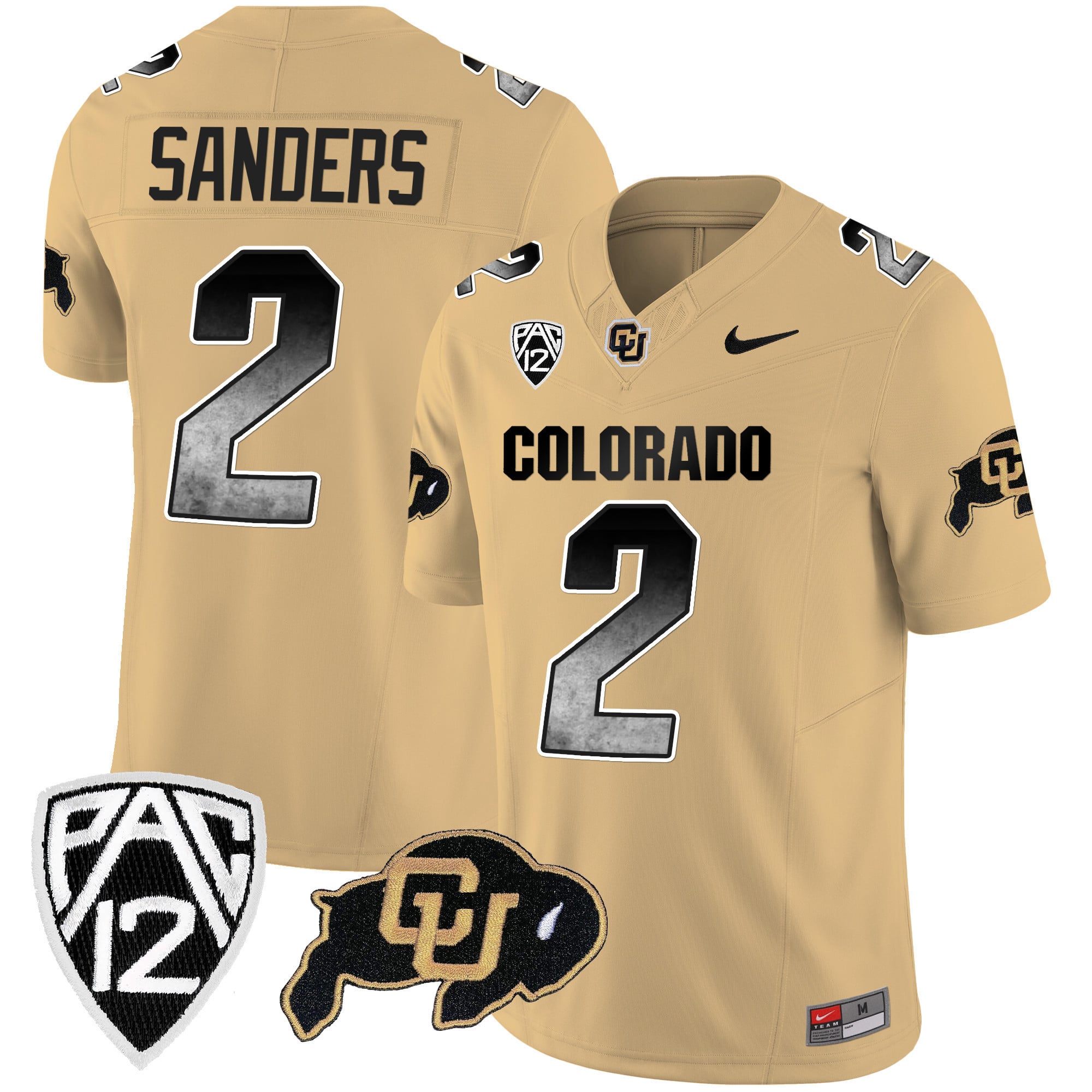 Men's Colorado Buffaloes Arch Smoke Vapor Jersey - All Stitched