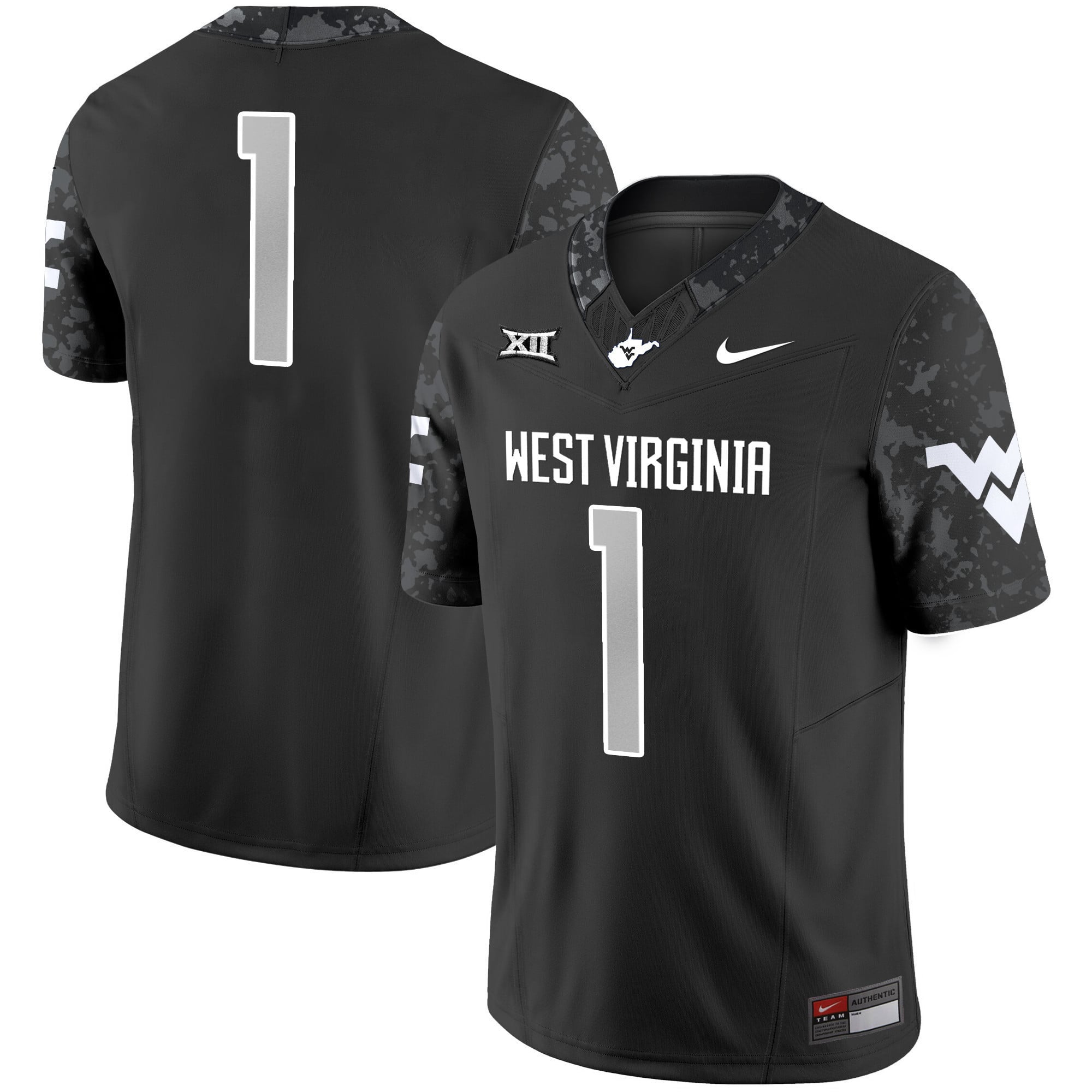 Men's West Virginia Mountaineers 2024 Vapor Limited Jersey V2 - All Stitched