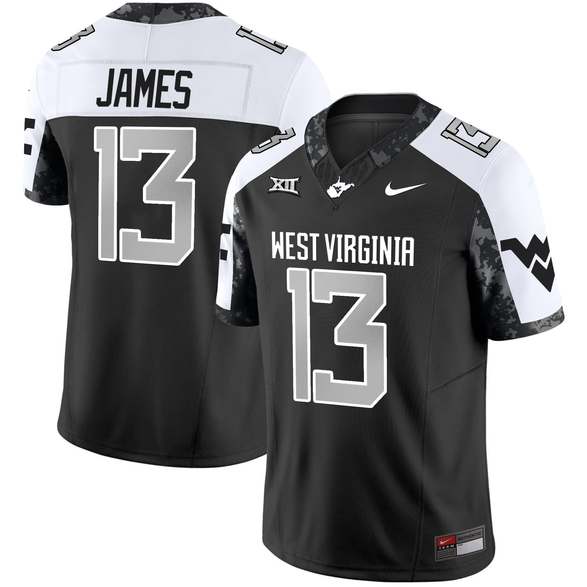 Men's West Virginia Mountaineers 2024 Vapor Limited Jersey V2 - All Stitched
