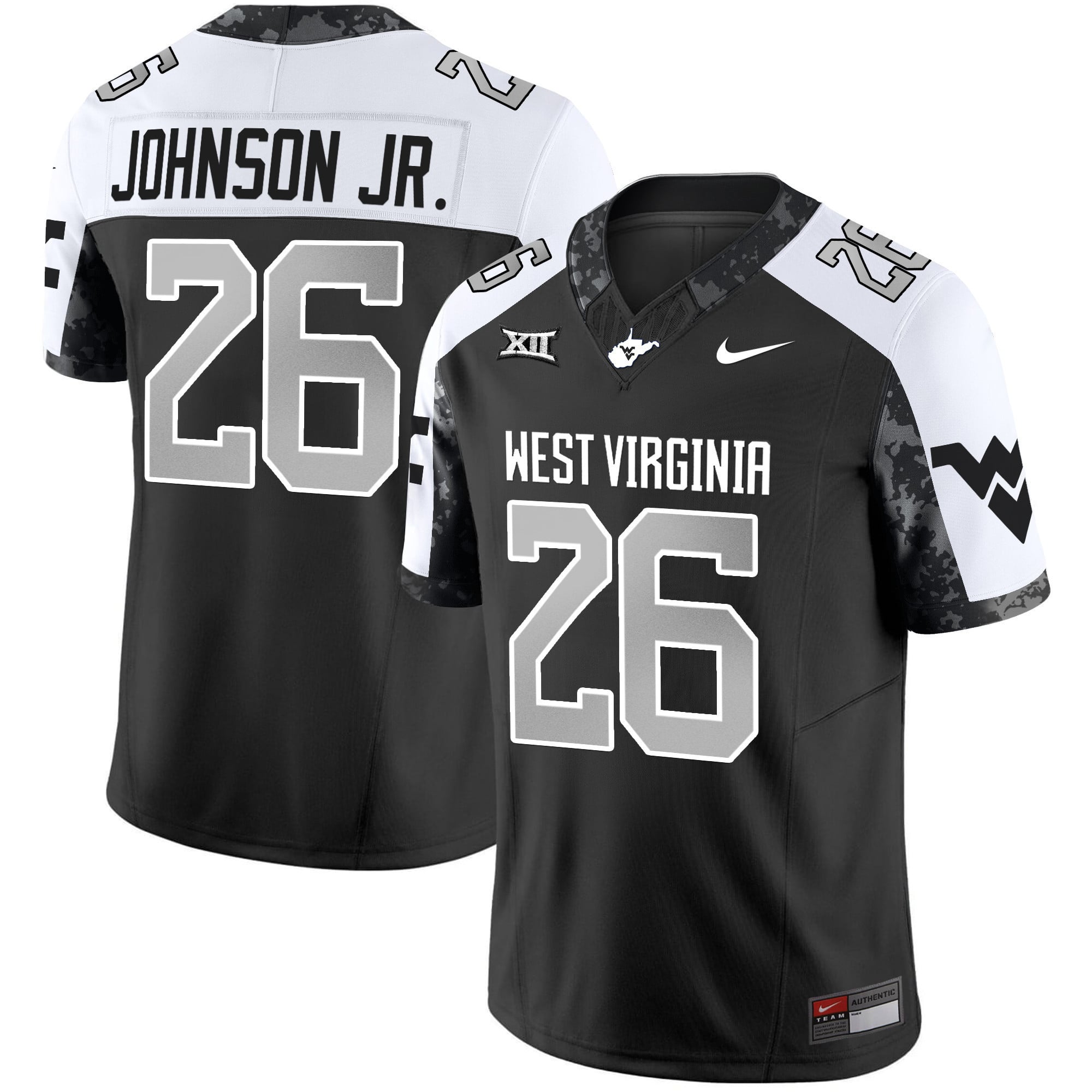Men's West Virginia Mountaineers 2024 Vapor Limited Jersey V2 - All Stitched