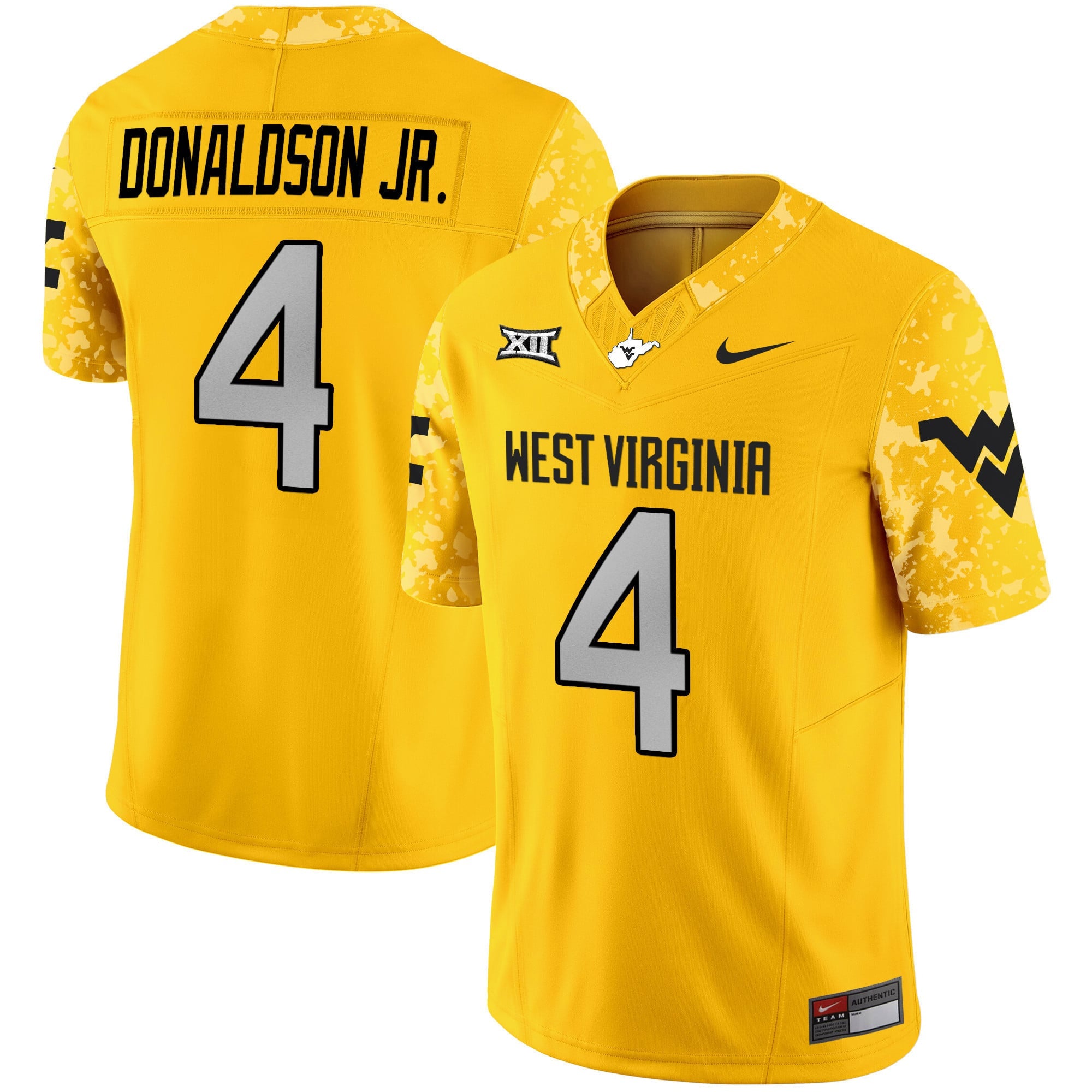 Men's West Virginia Mountaineers 2024 Vapor Limited Jersey V2 - All Stitched