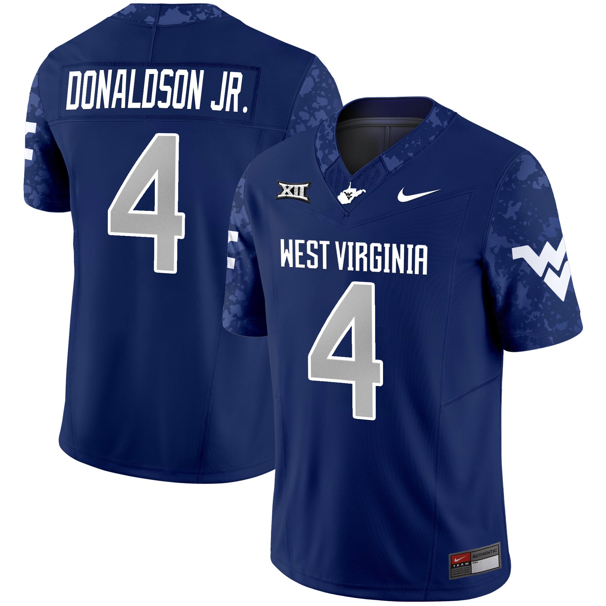 Men's West Virginia Mountaineers 2024 Vapor Limited Jersey V2 - All Stitched