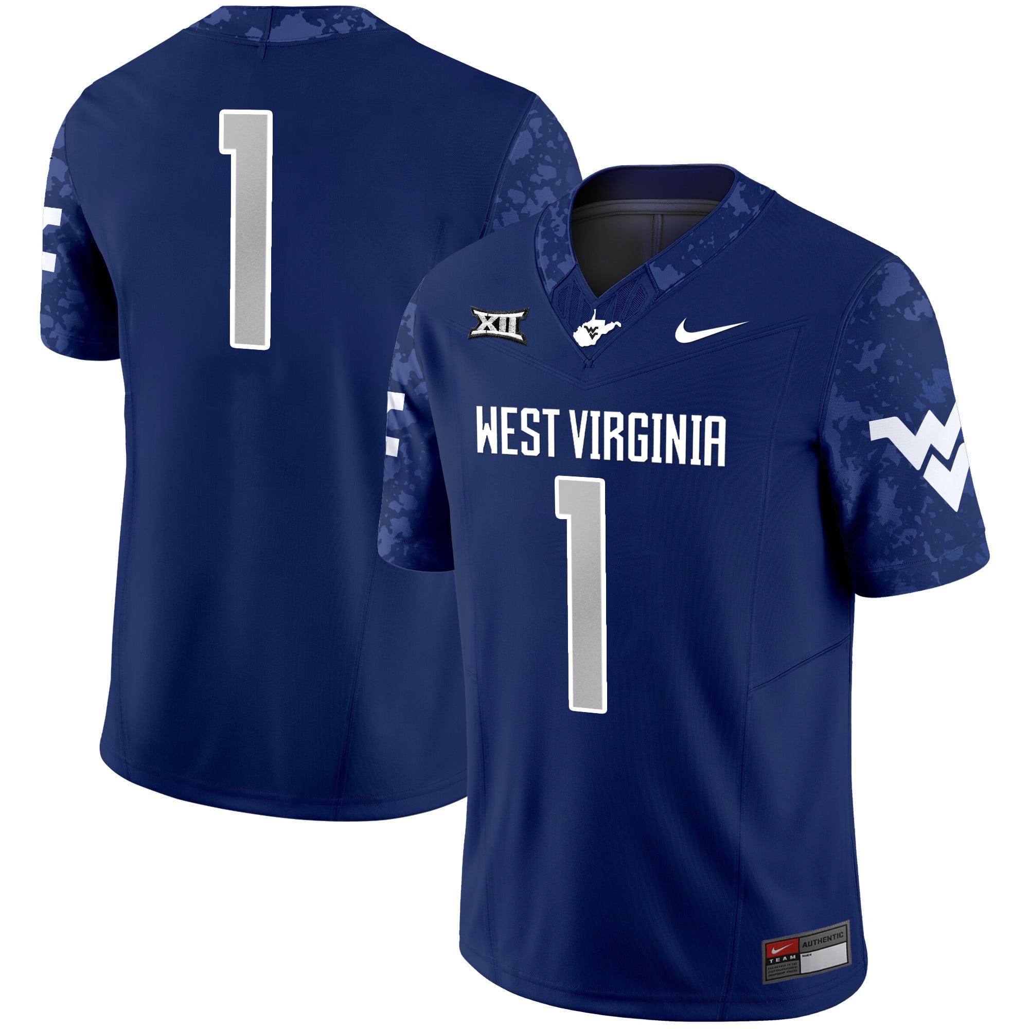 Men's West Virginia Mountaineers 2024 Vapor Limited Jersey V2 - All Stitched