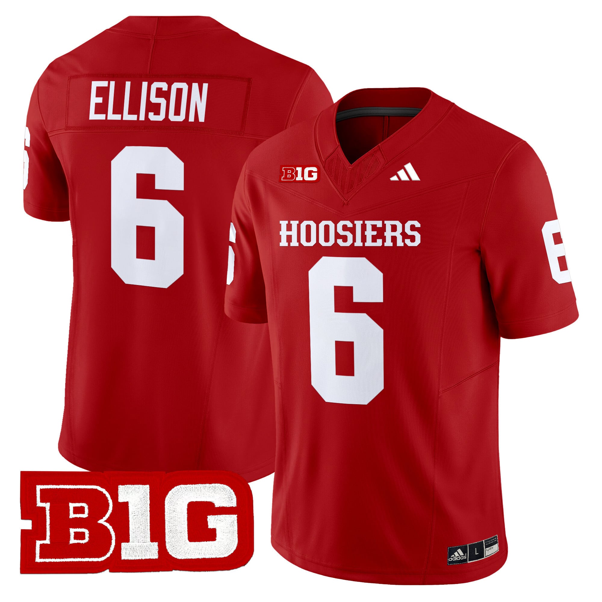 Men's Indiana Hoosiers 2024 Vapor Limited Jersey - All Stitched